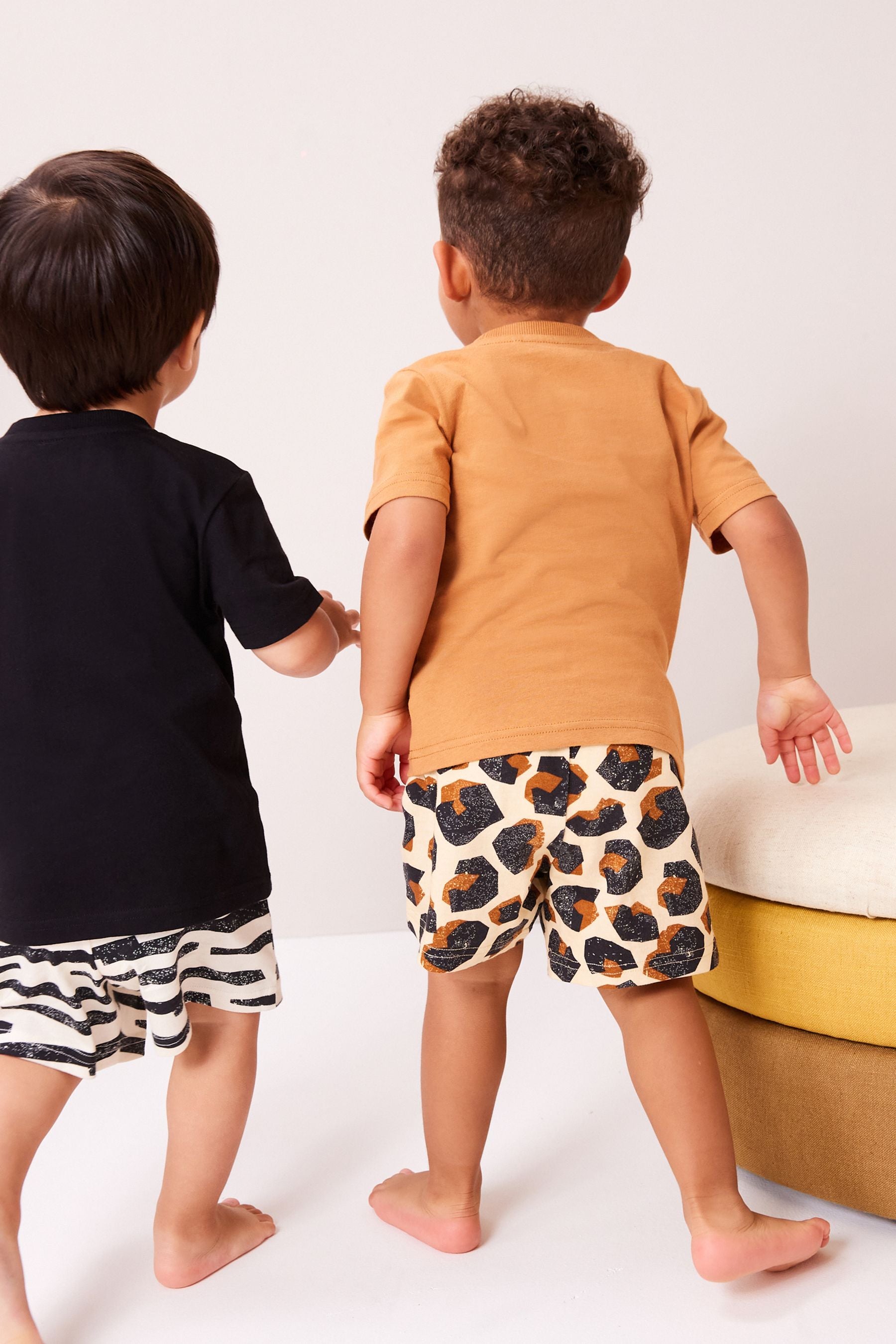 Animal Print Short Pyjamas 2 Pack (9mths-8yrs)