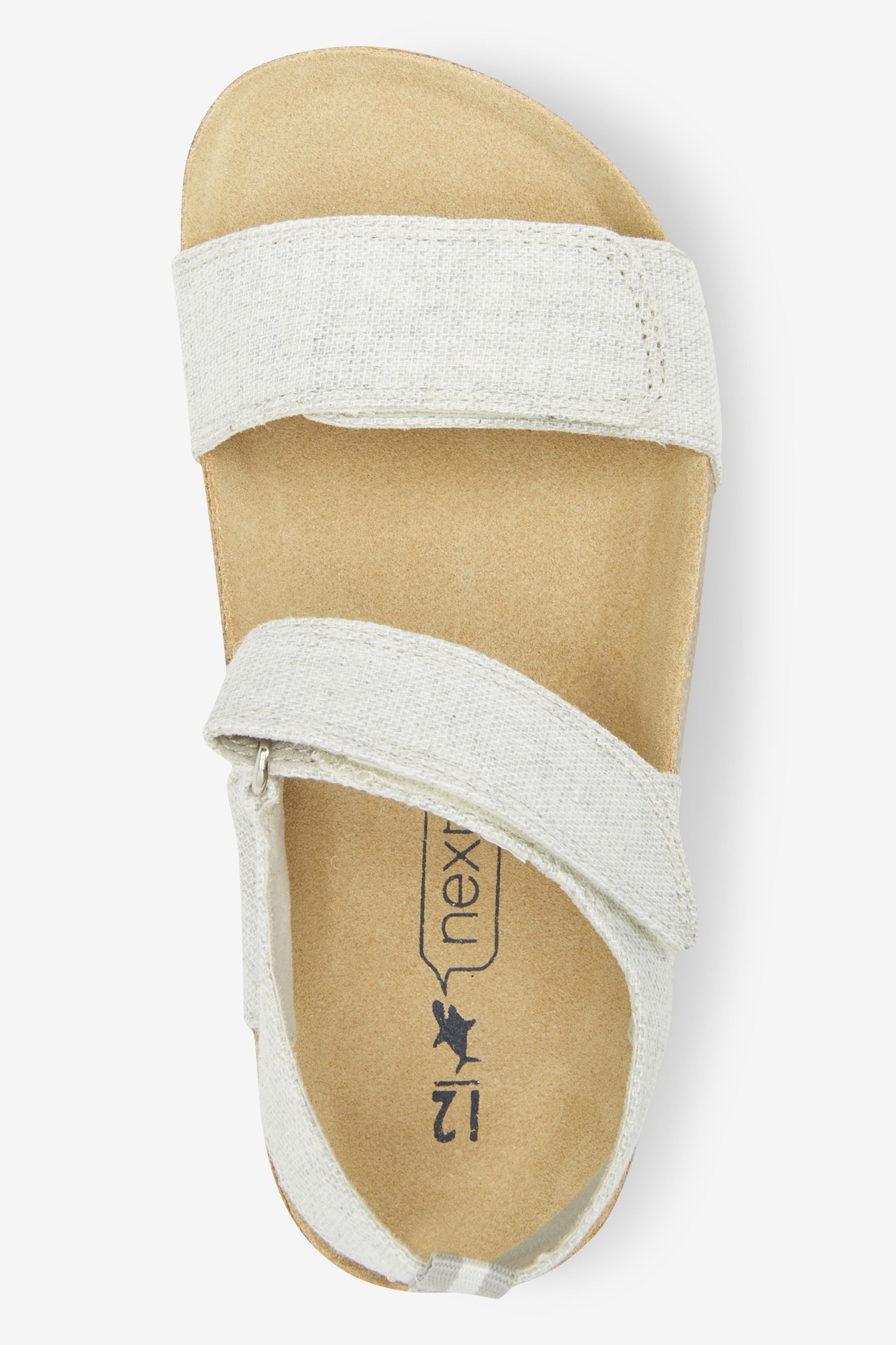 Grey Corkbed Comfort Sandals