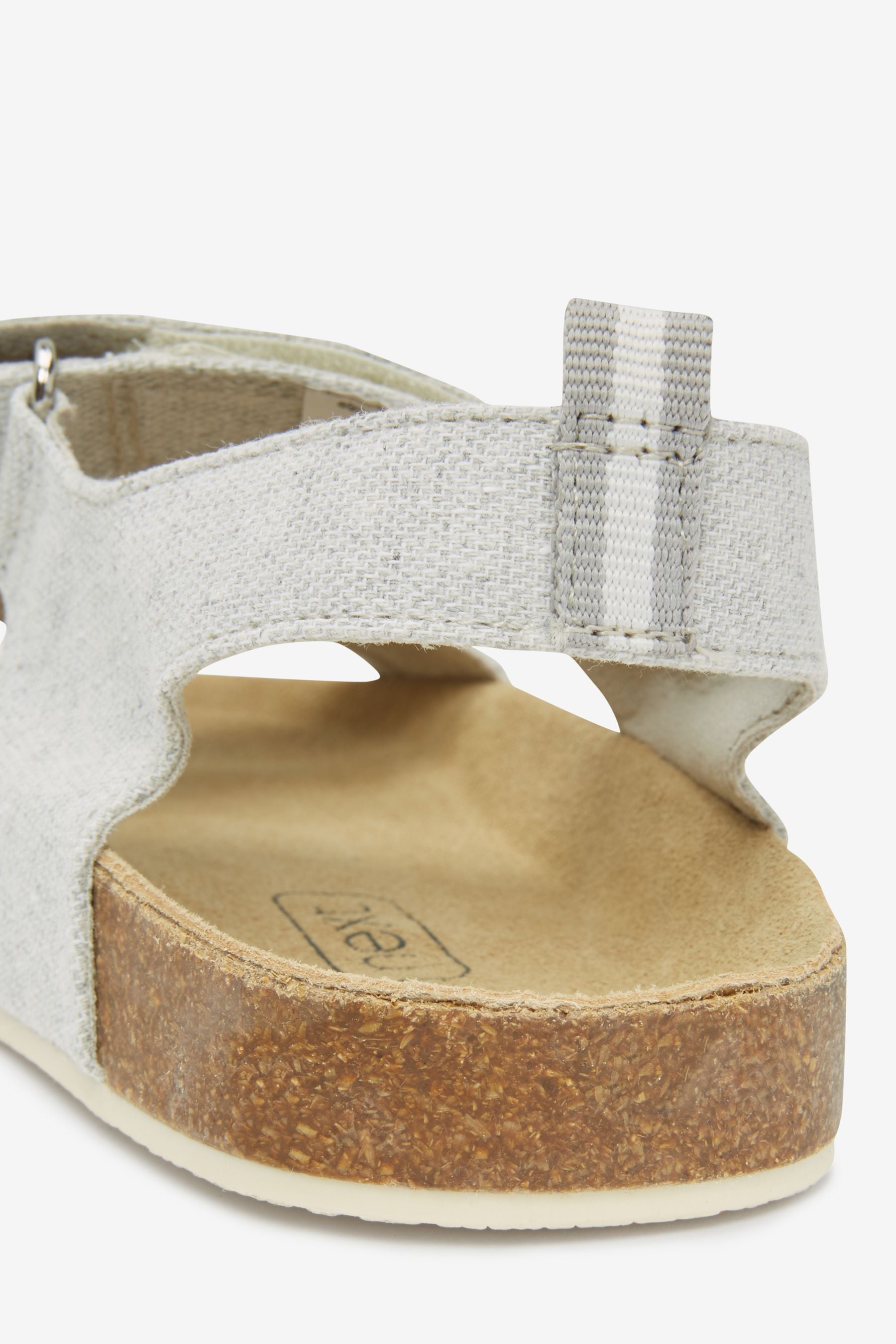 Grey Corkbed Comfort Sandals