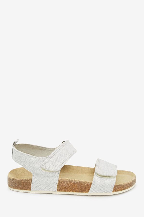 Grey Corkbed Comfort Sandals