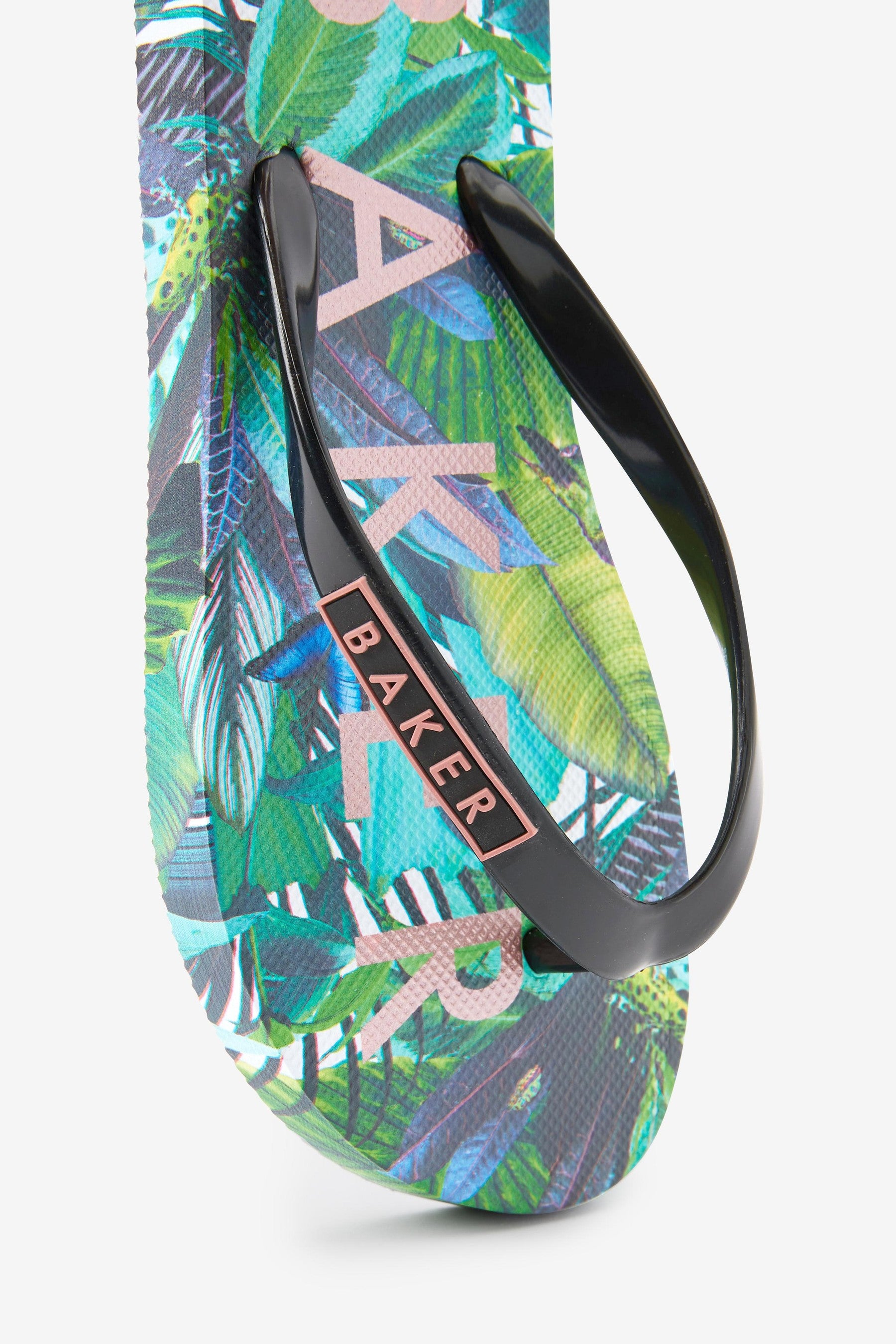 Baker by Ted Baker Tropical Printed Flip Flops