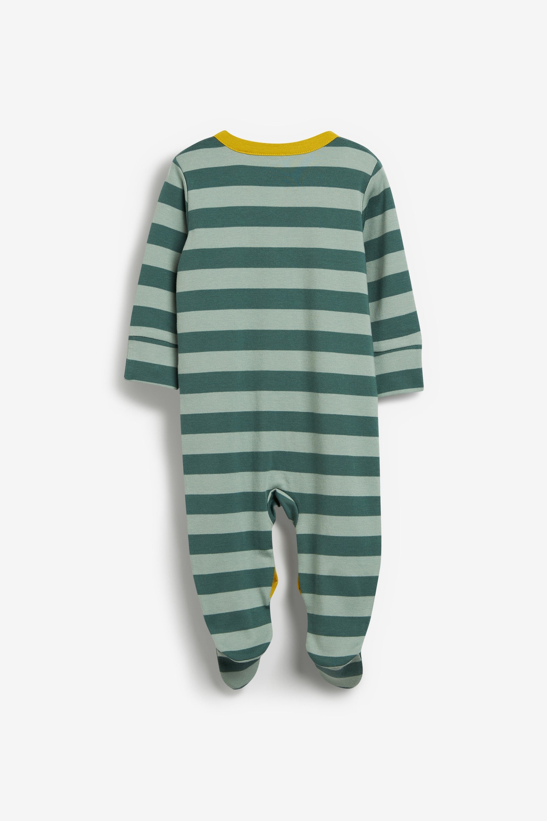 Bright Stripe 3 Pack Baby Sleepsuits (0-2yrs)