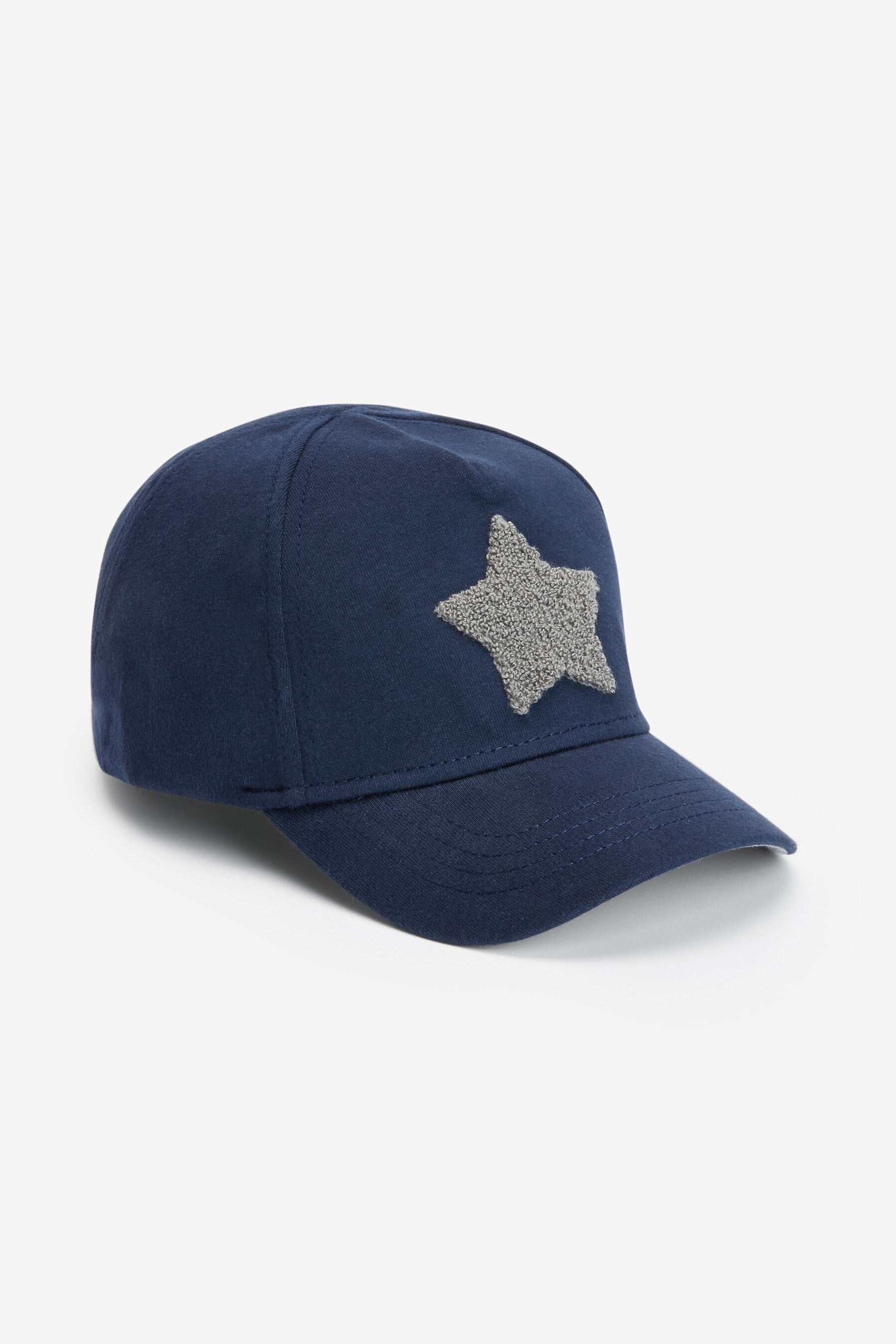 Navy/Grey 2 Pack Star Caps (3mths-10yrs)