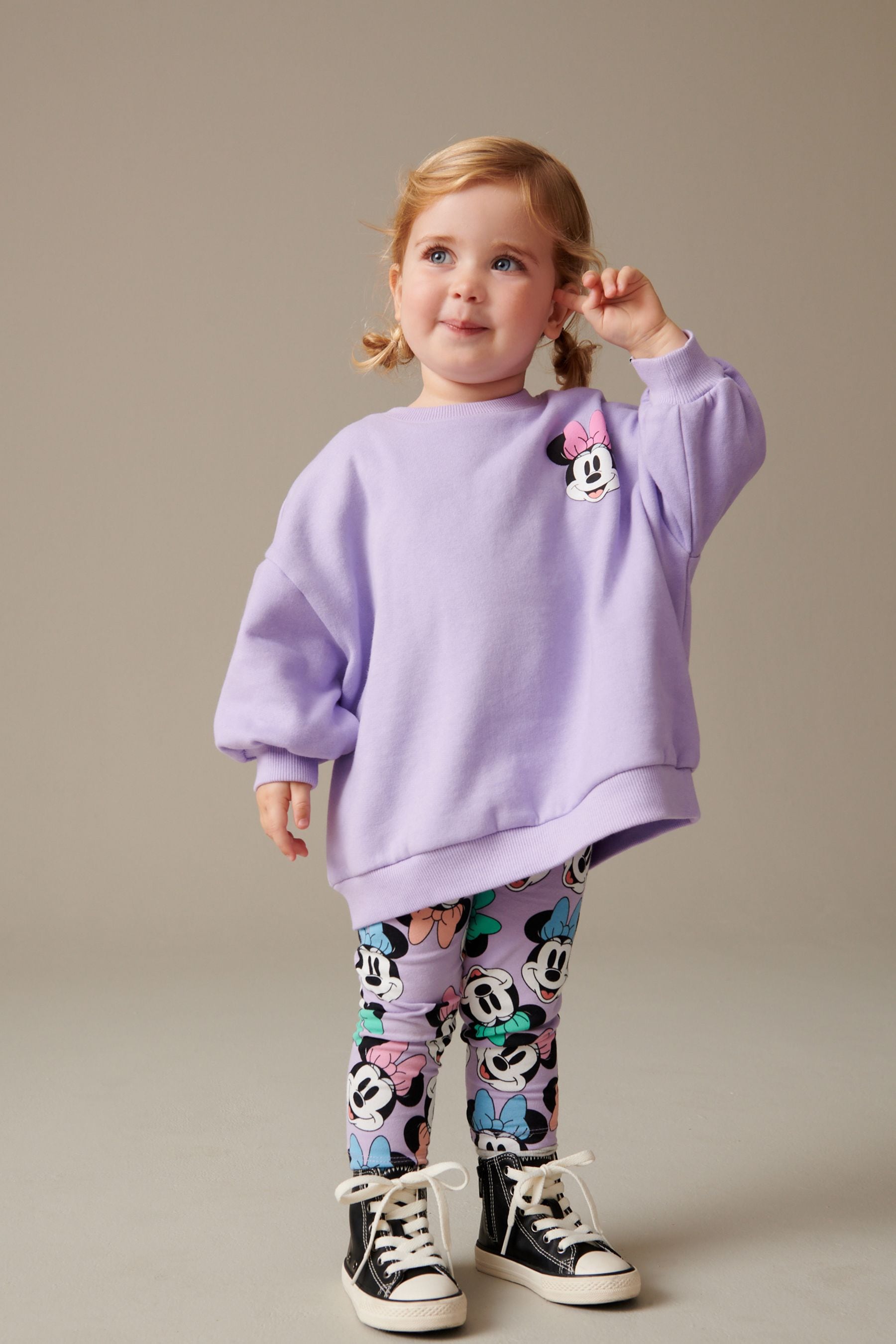 Purple Disney Jumper and Leggings Set (3mths-7yrs)