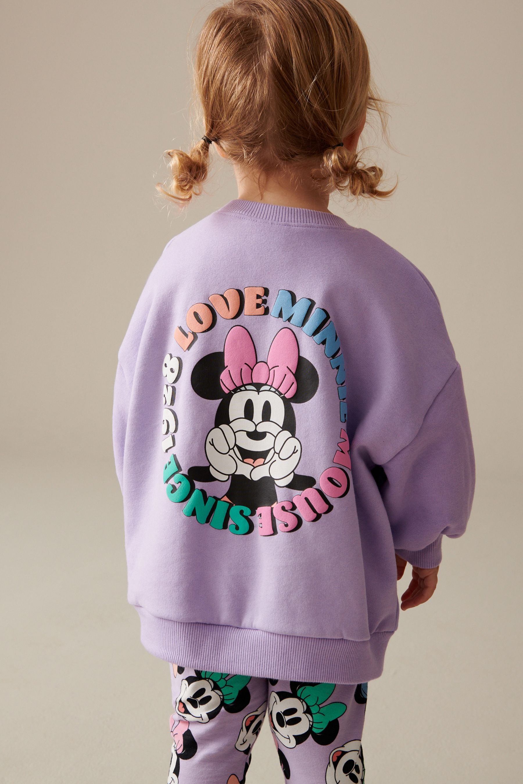 Purple Disney Jumper and Leggings Set (3mths-7yrs)