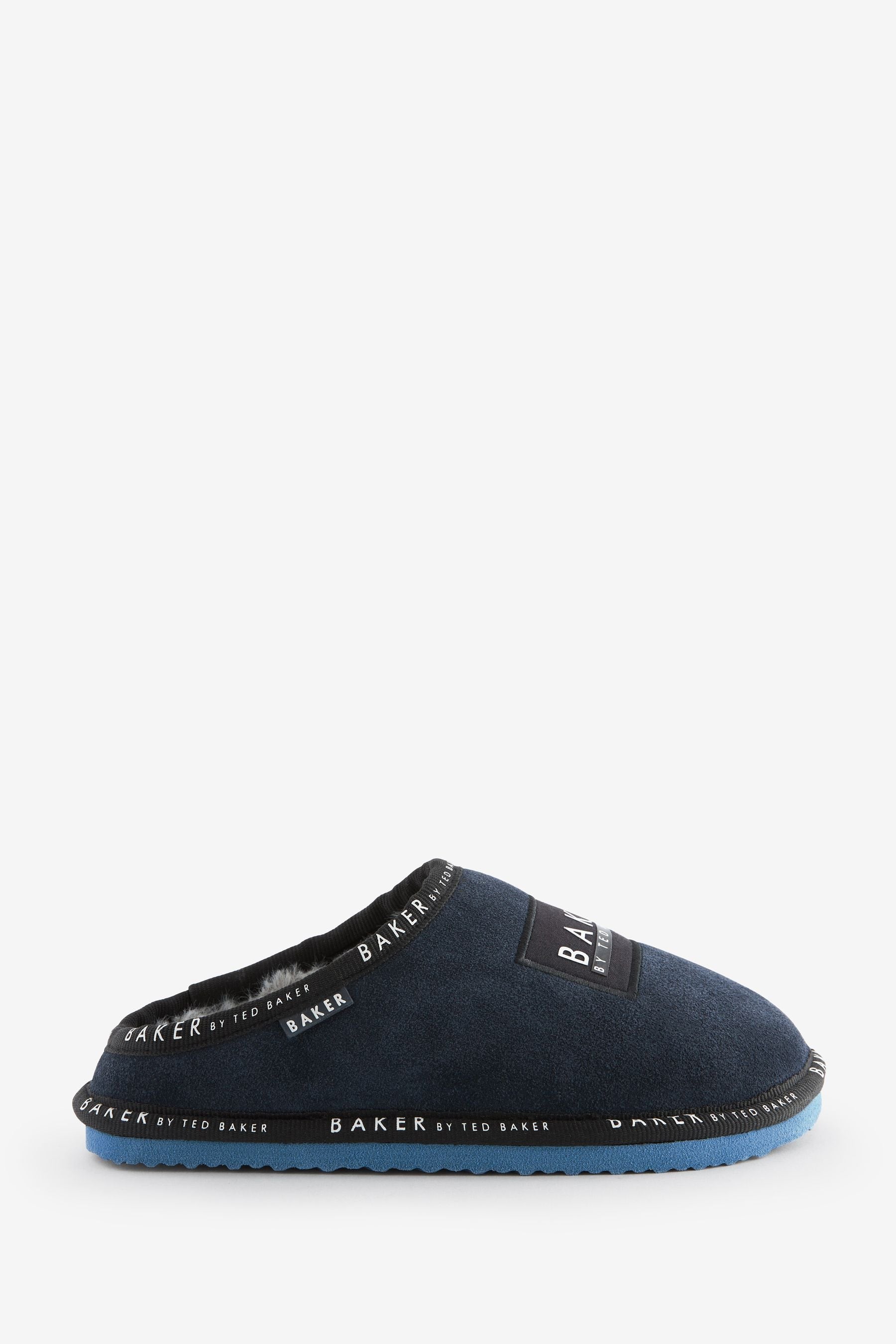 Navy Baker by Ted Baker Boys Mule Slippers