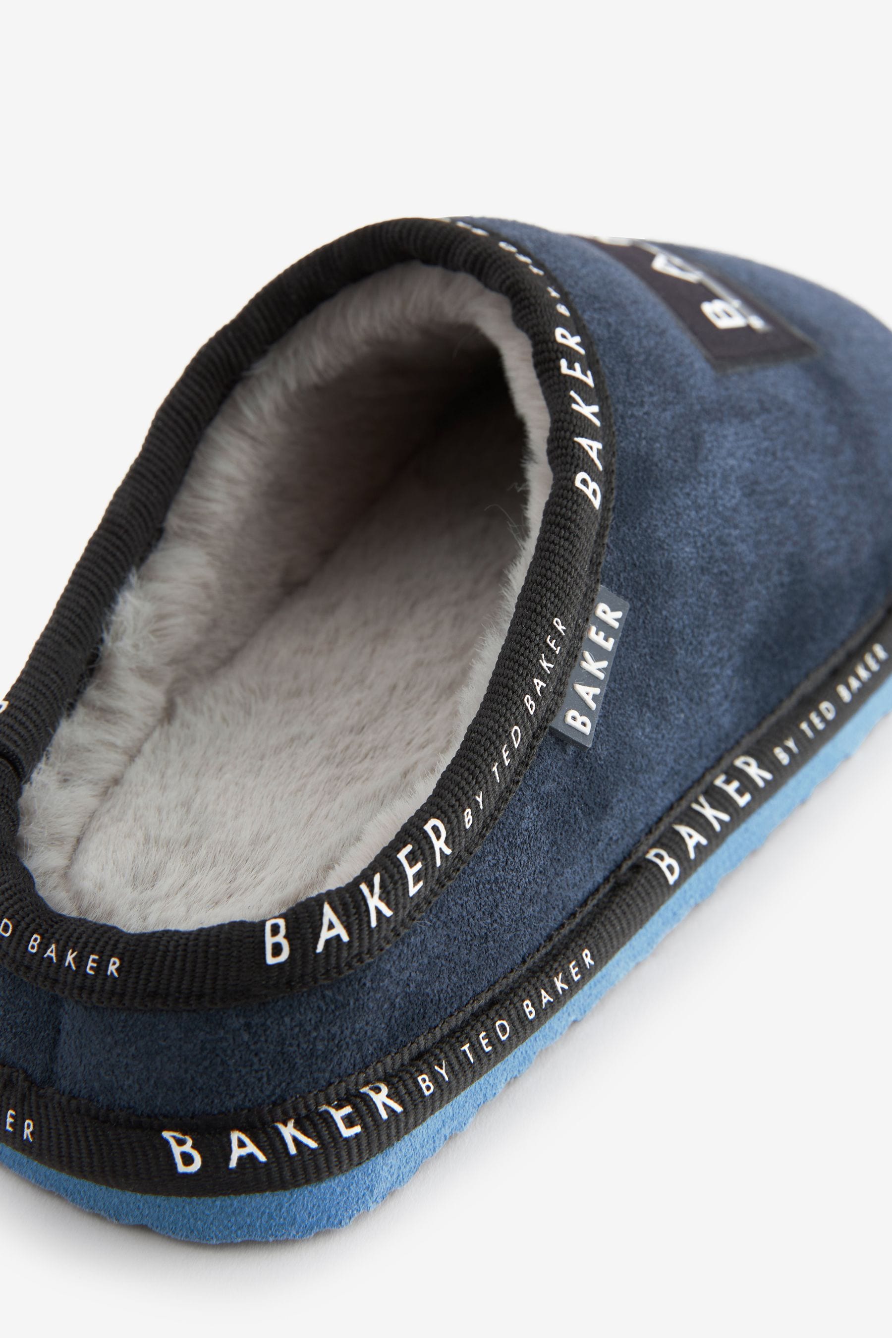 Navy Baker by Ted Baker Boys Mule Slippers