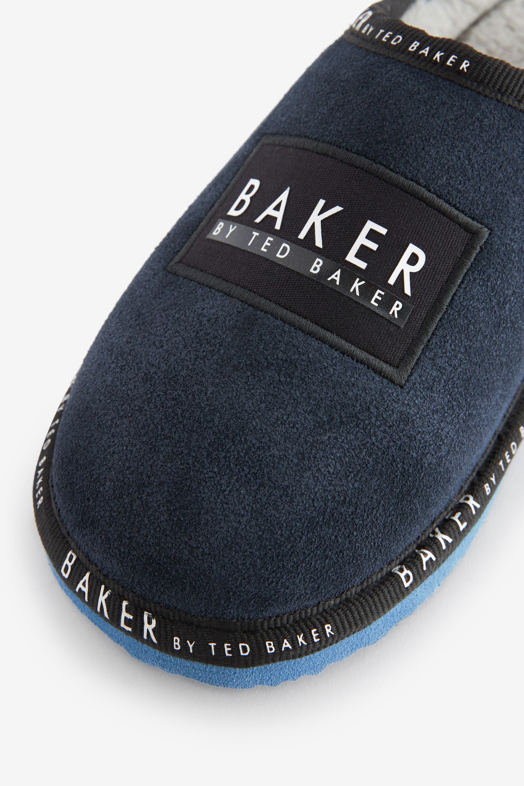 Navy Baker by Ted Baker Boys Mule Slippers