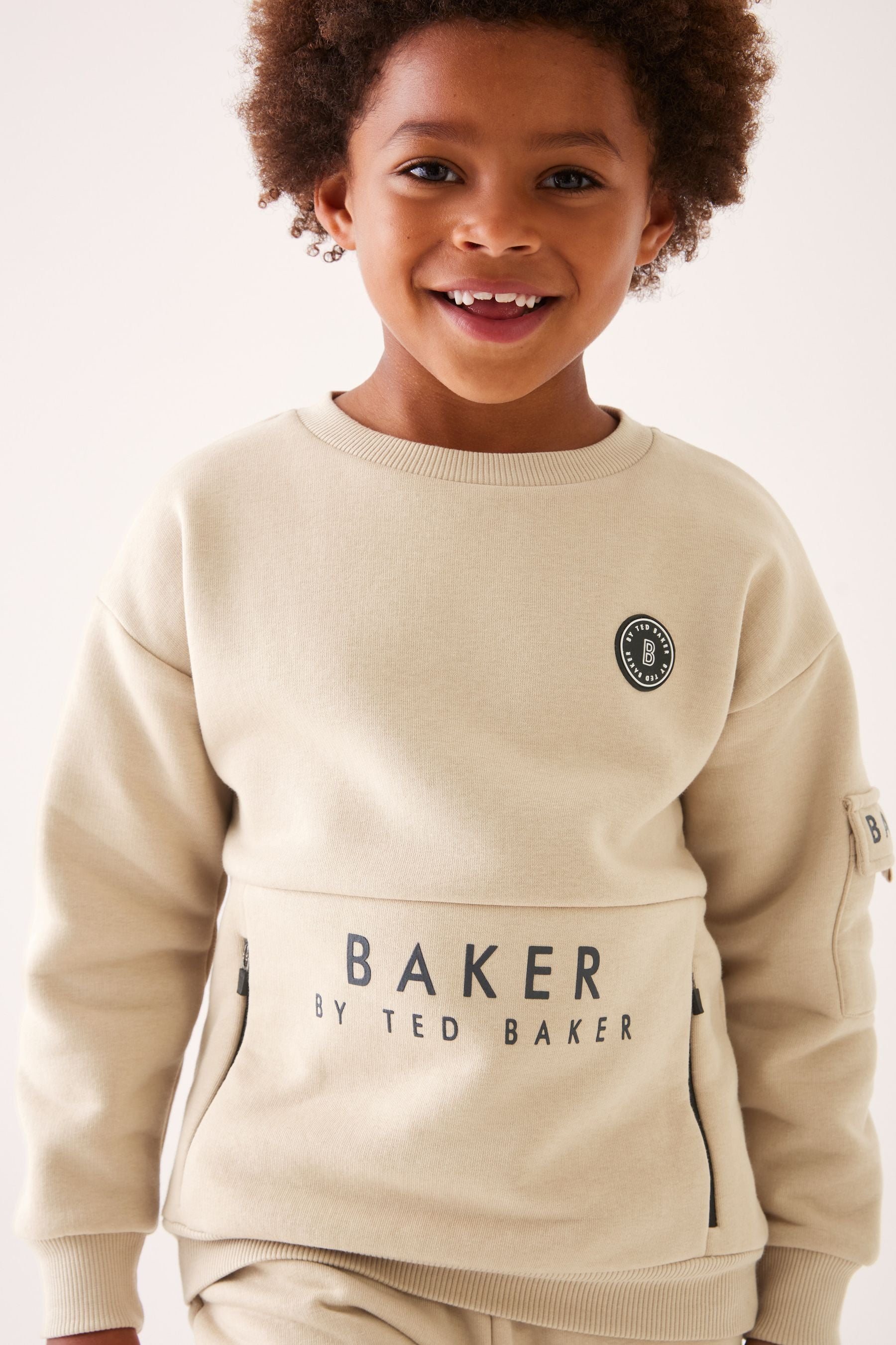 Stone Baker by Ted Baker Stone Cargo Sweater and Joggers Set