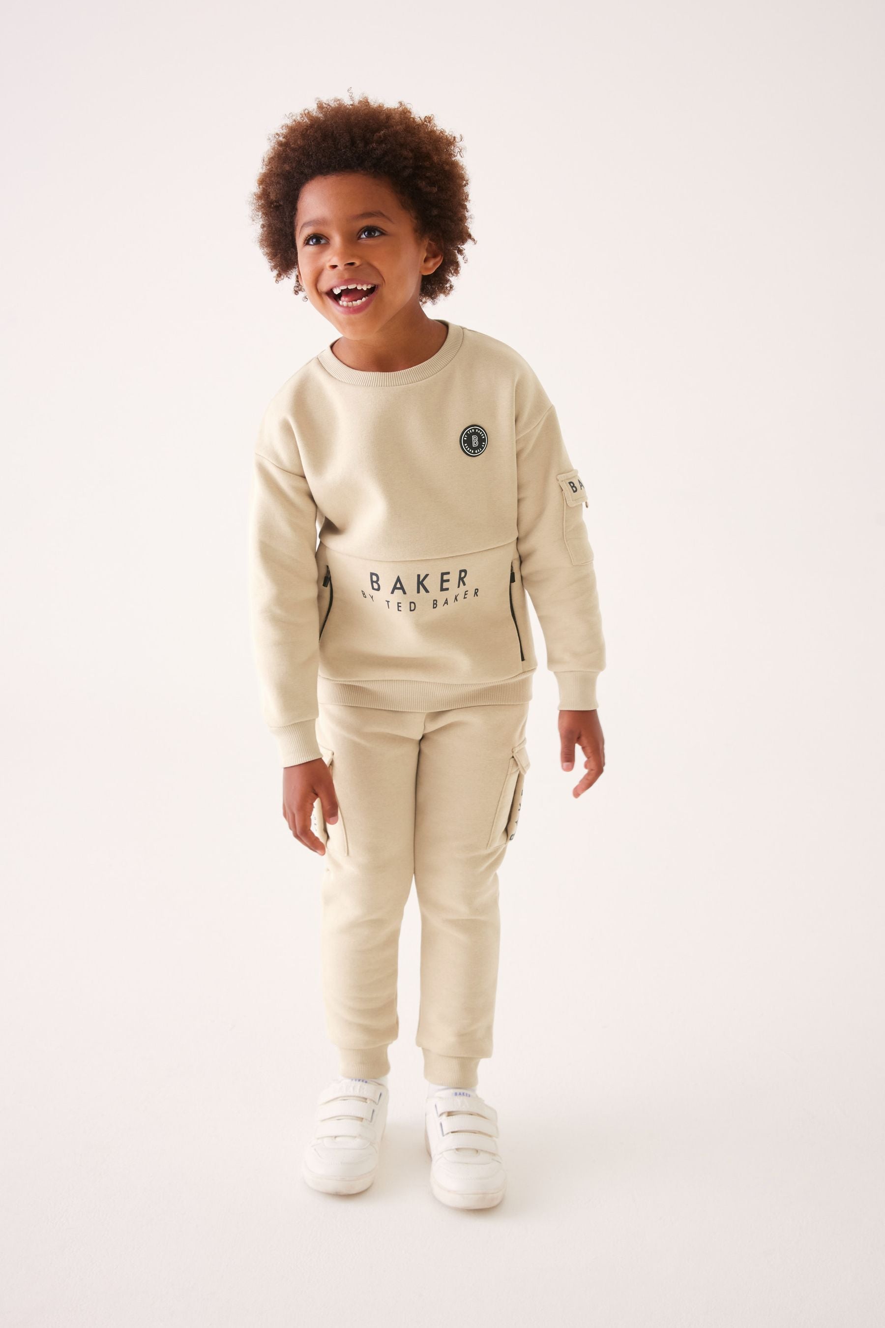 Stone Baker by Ted Baker Stone Cargo Sweater and Joggers Set