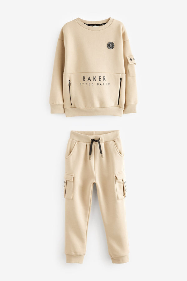 Stone Baker by Ted Baker Stone Cargo Sweater and Joggers Set