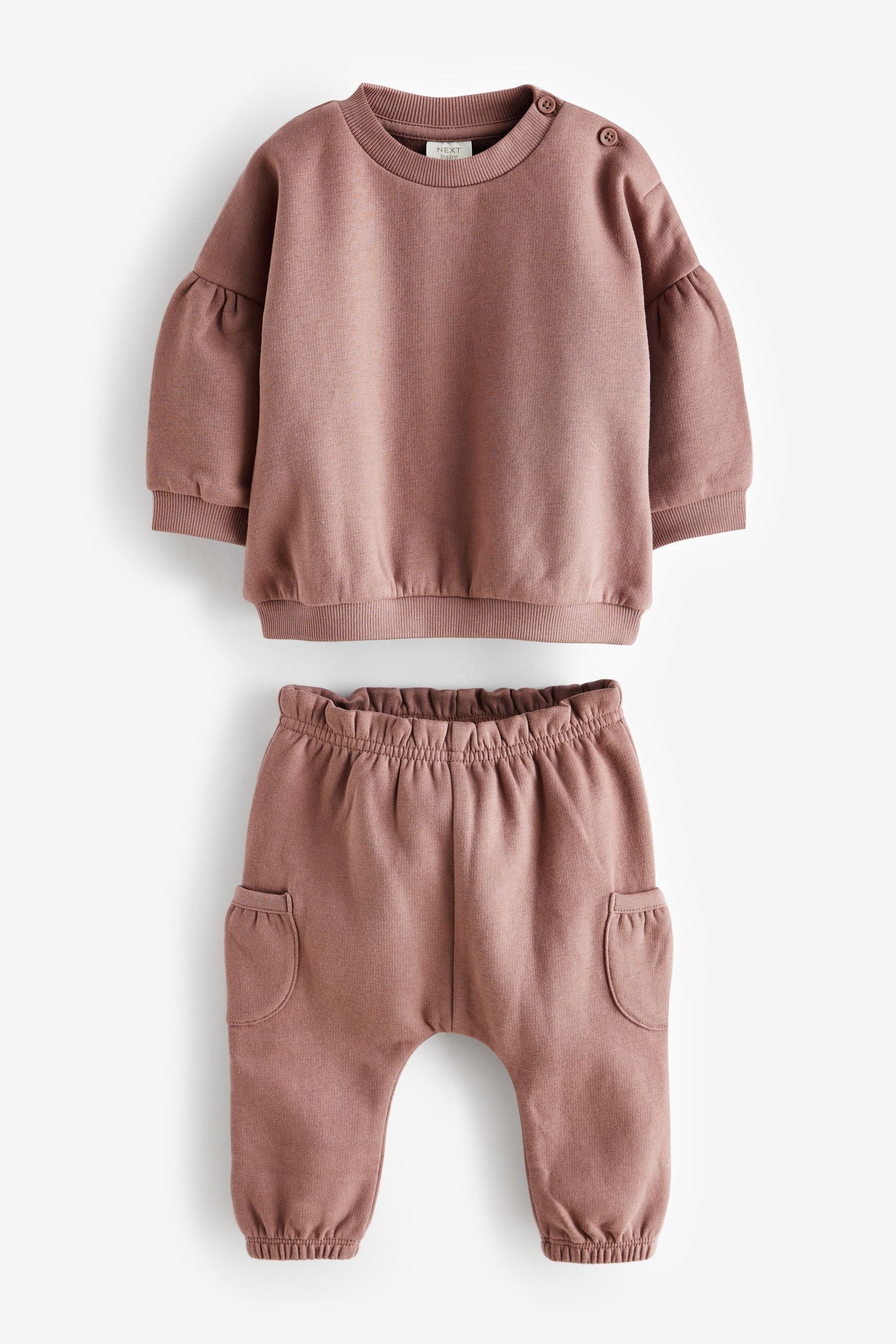 Pink Baby Cosy Sweaters And Joggers 6 Piece Set