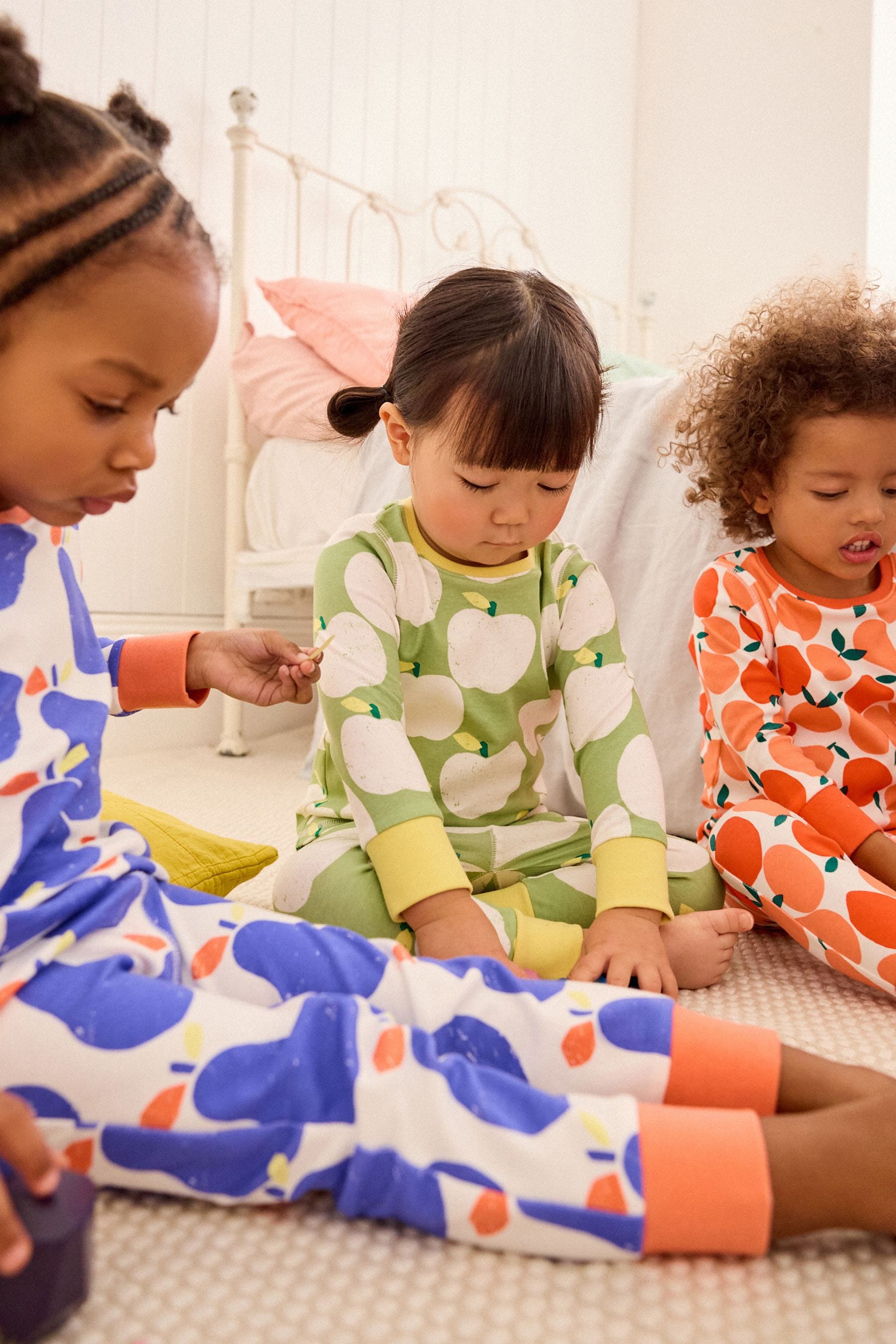 Multi Fruit Long Pyjamas 3 Pack (9mths-10yrs)