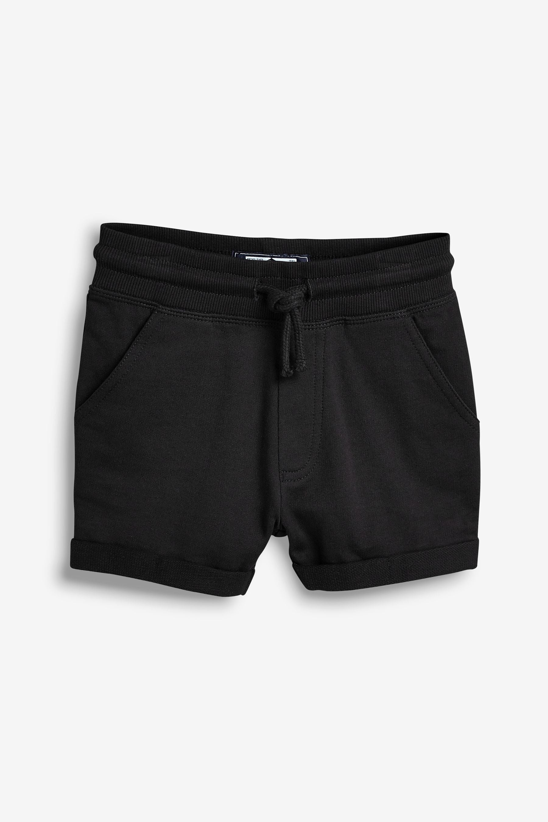 Black/Navy/Grey Jersey Shorts 3 Pack (3mths-7yrs)