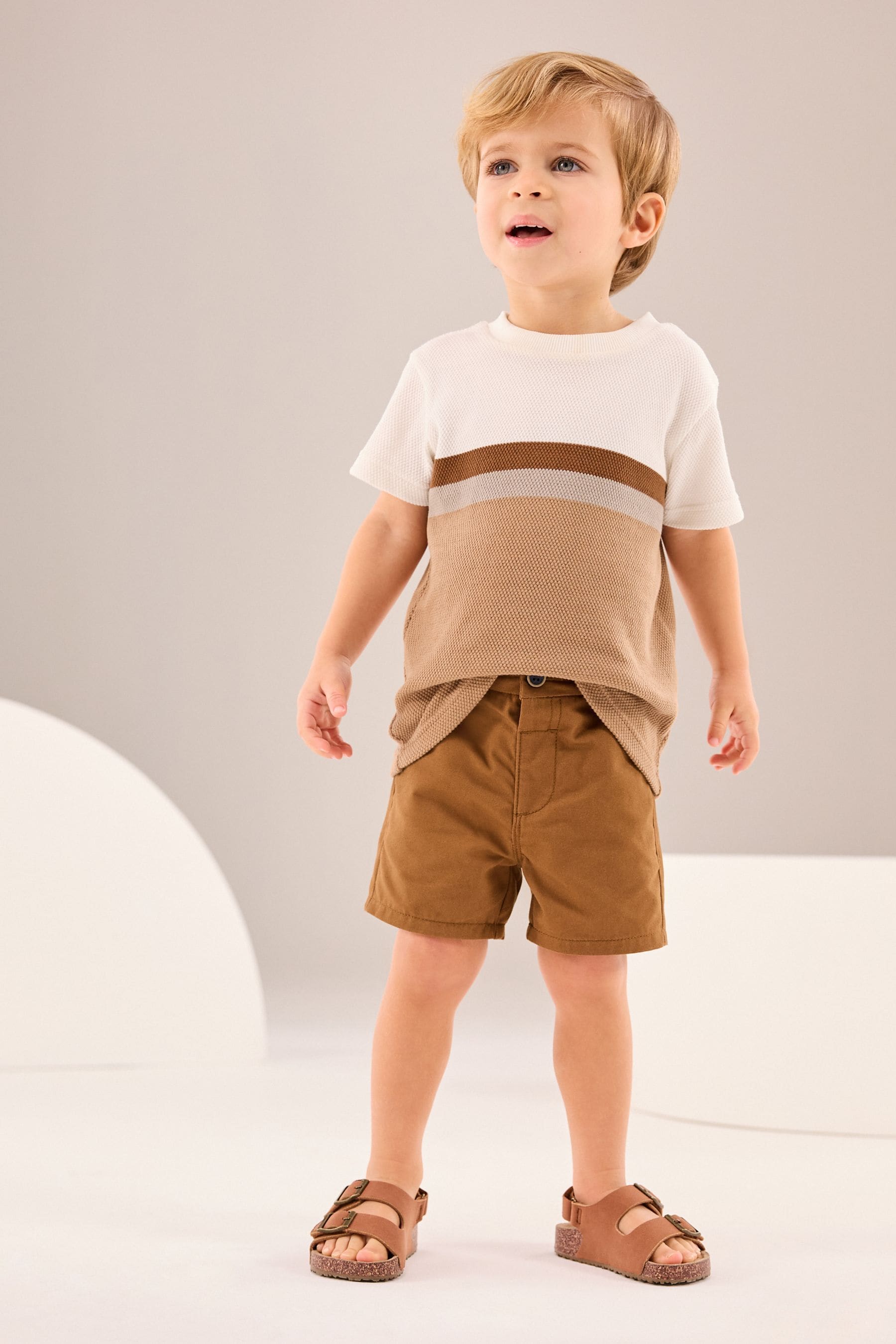 Tan Brown Chinos Shorts (3mths-7yrs)