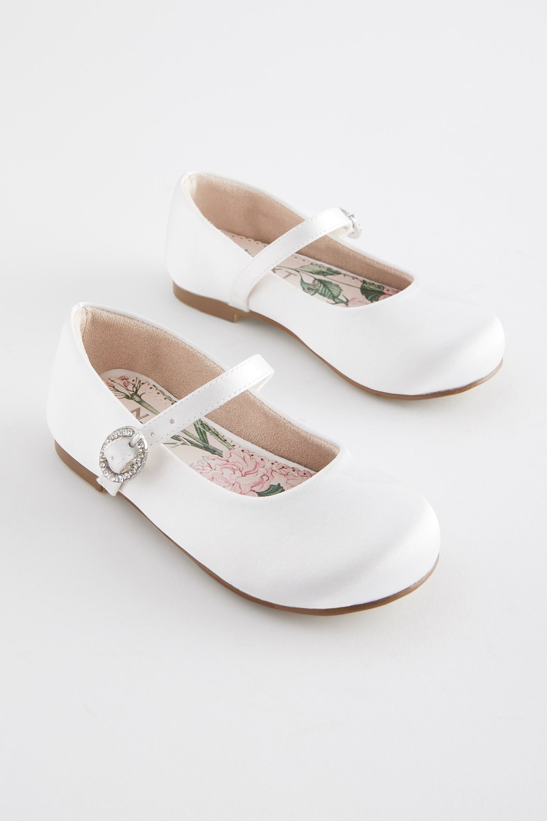 White Bridesmaid Occasion Mary Jane Shoes