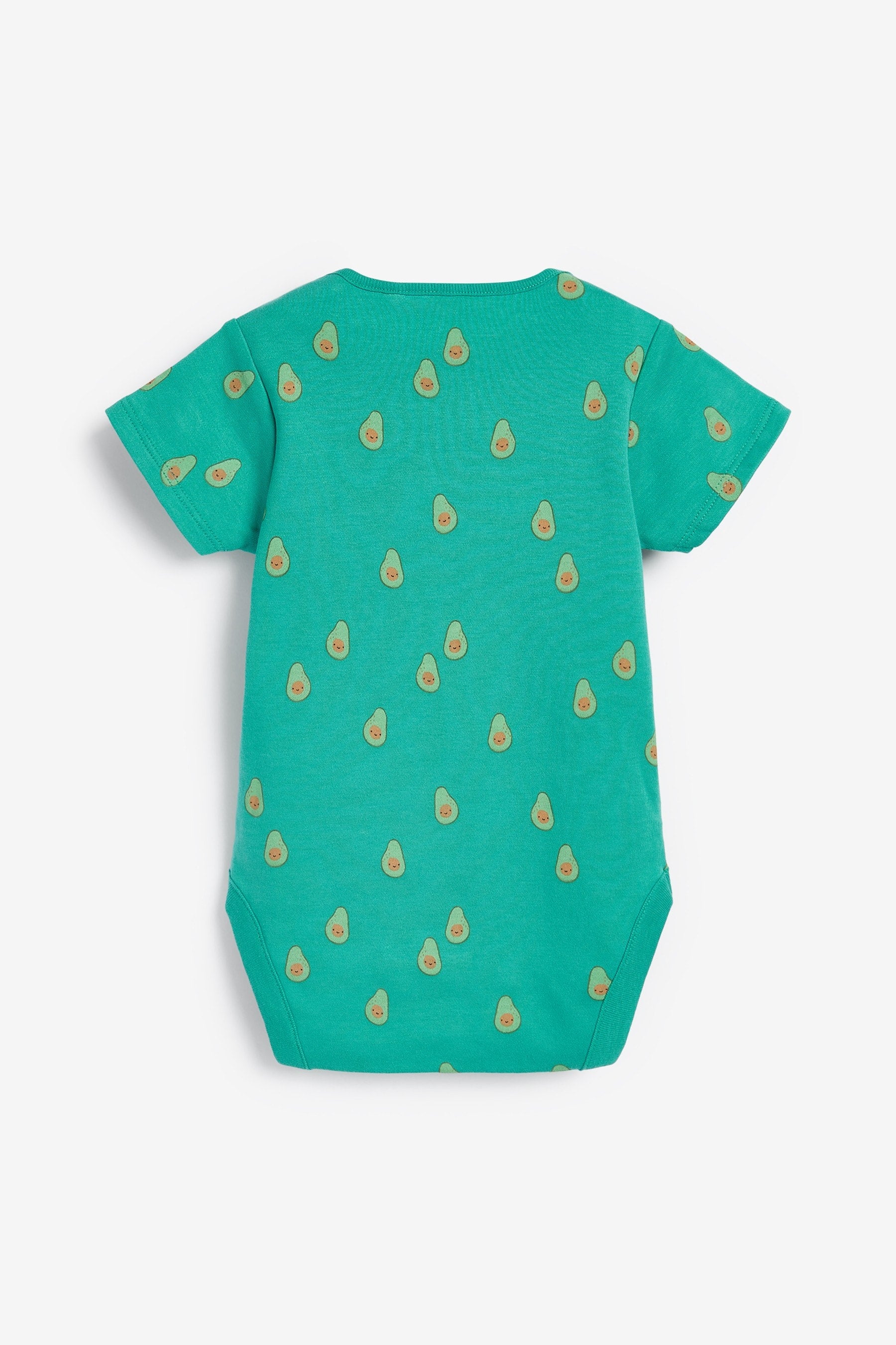 Vegetable Print Baby 5 Pack Short Sleeve Bodysuits