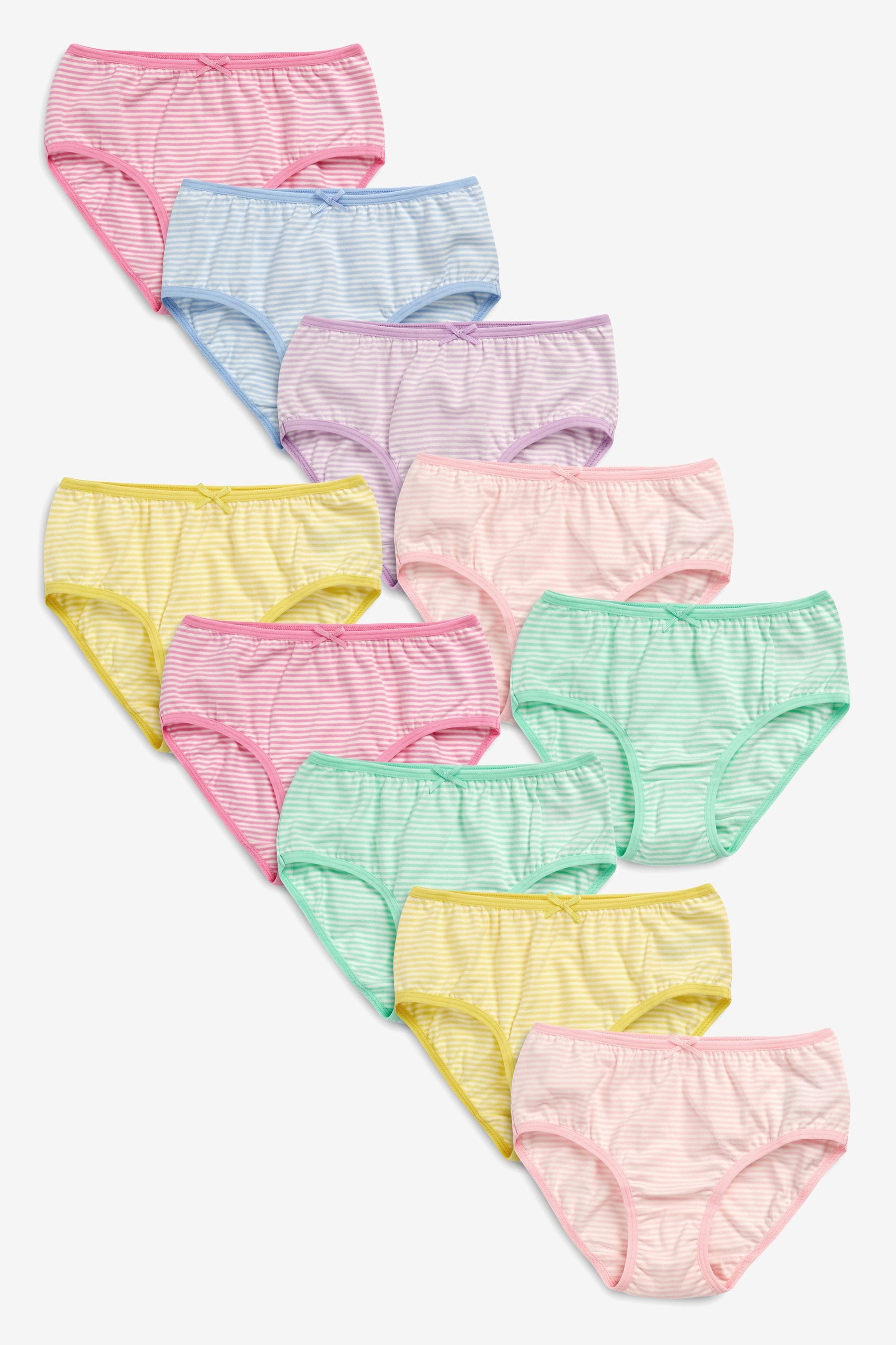 Multi 10 Pack Briefs (1.5-16yrs)