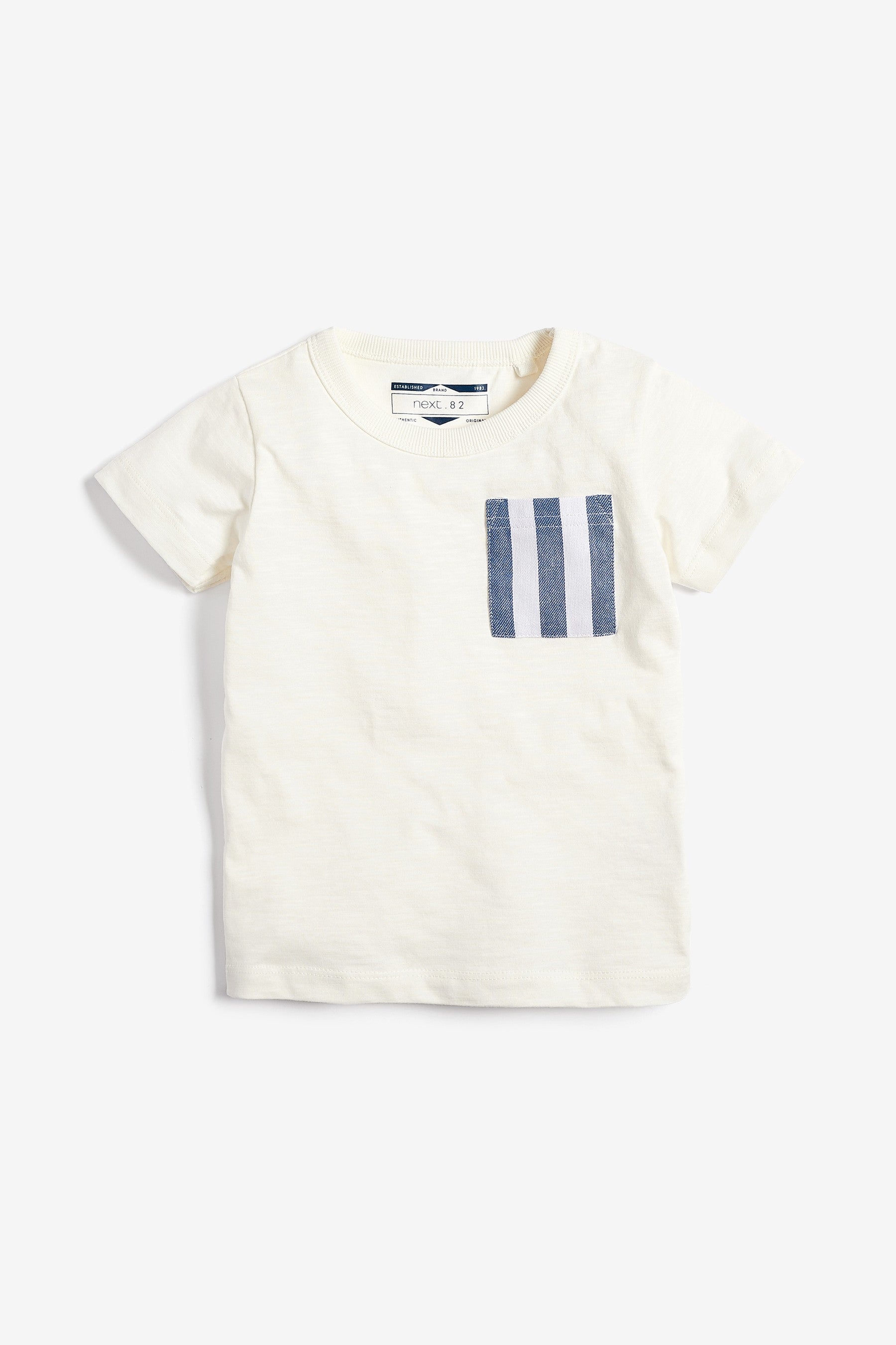 Blue 5 Pack Textured T-Shirts (3mths-7yrs)