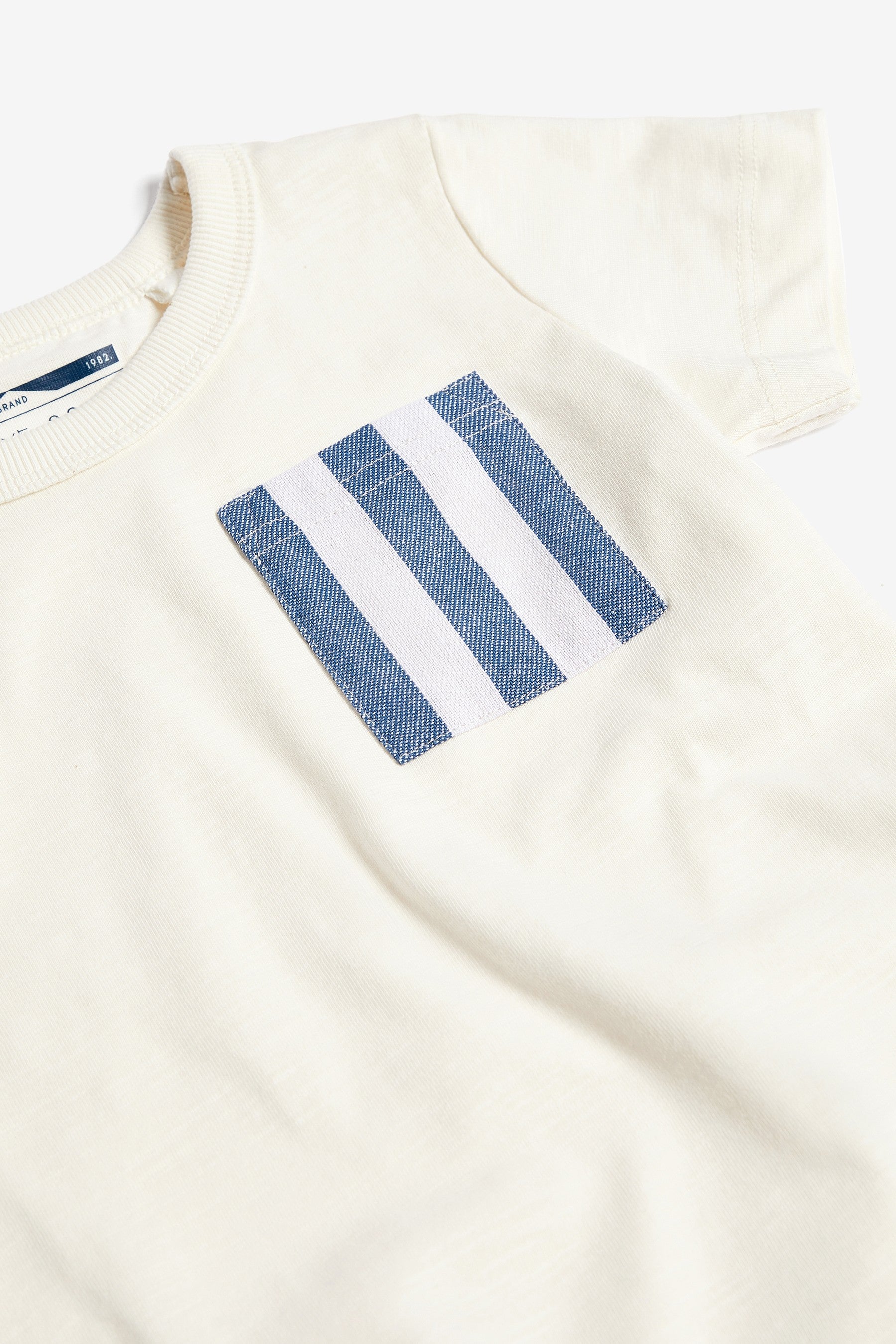 Blue 5 Pack Textured T-Shirts (3mths-7yrs)