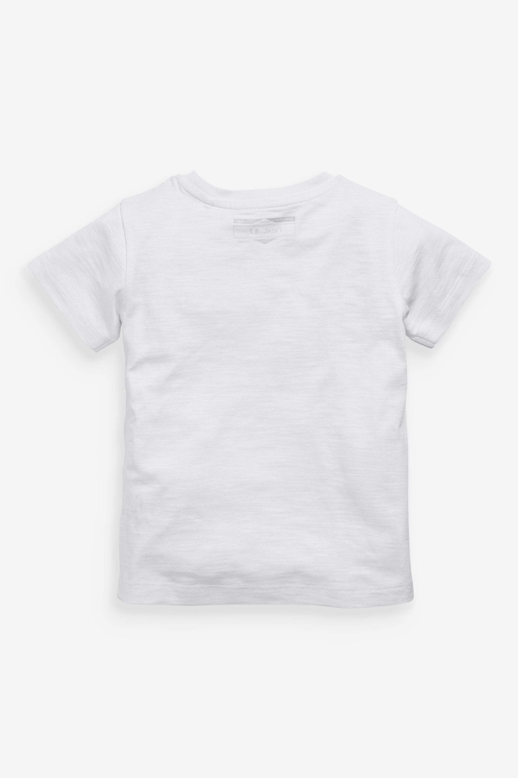 White Short Sleeve Plain T-Shirt (3mths-7yrs)