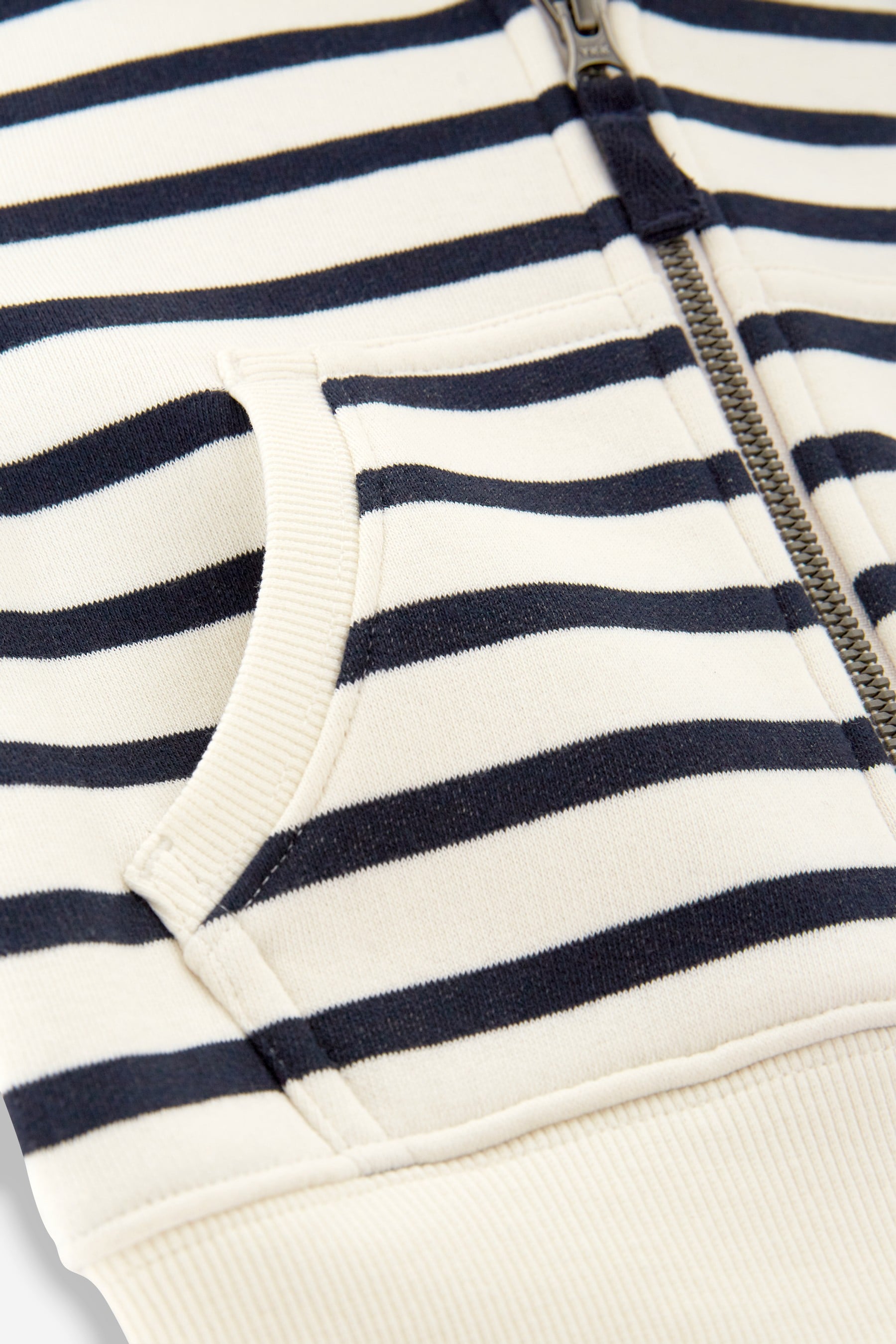 Stripe Essential Zip Through Hoodie (3mths-7yrs)