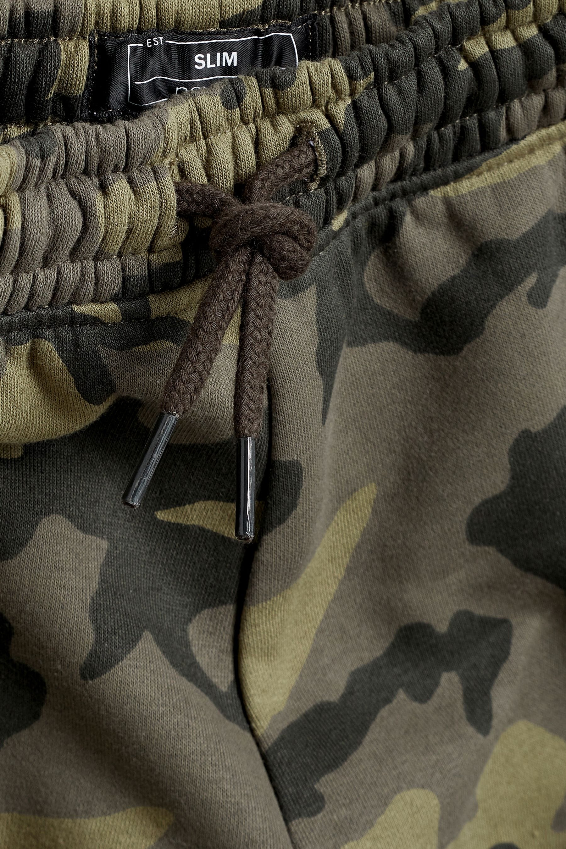 Green Camouflage Cuffed Joggers (3-16yrs)