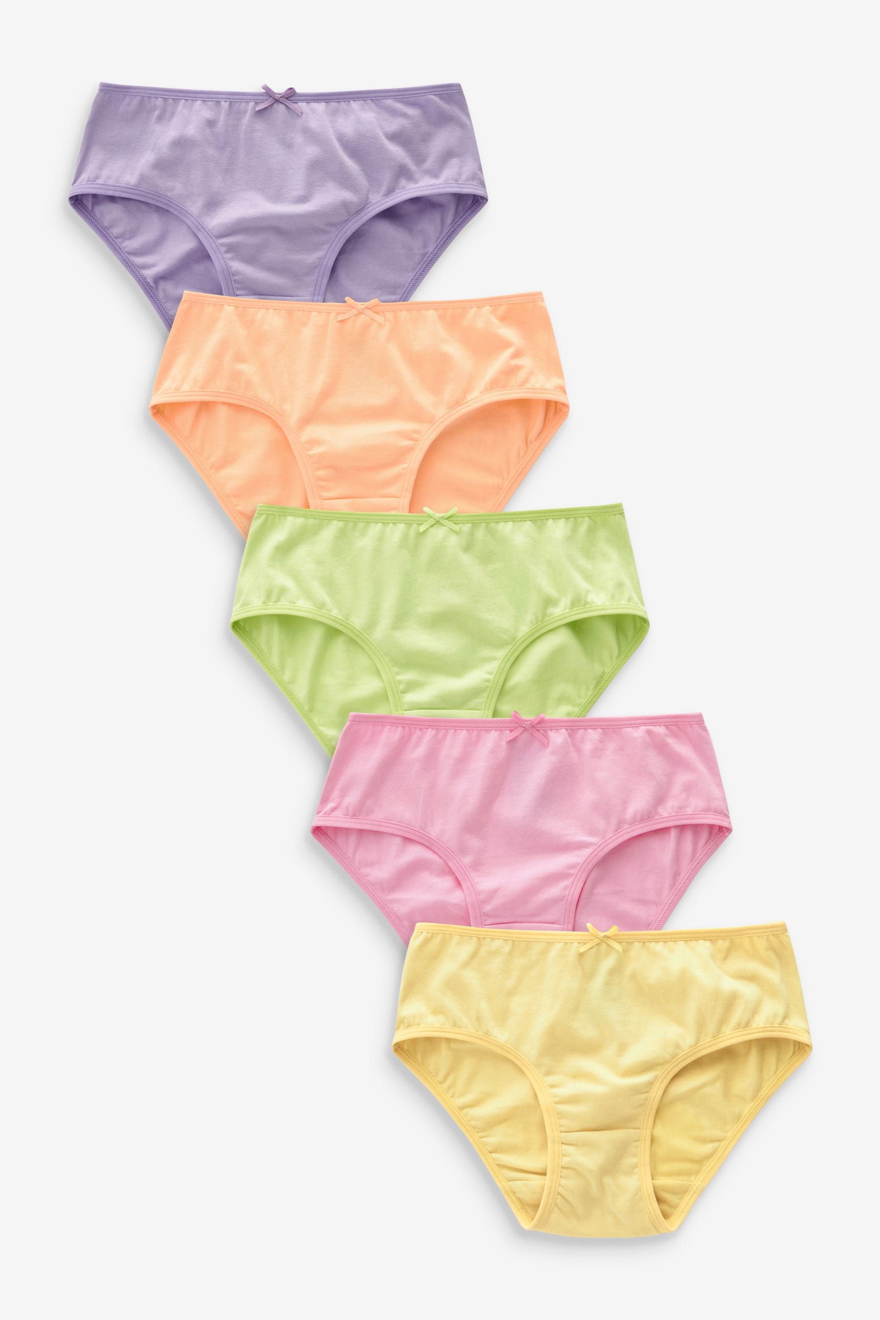 Multi Pastel Briefs 5 Pack (1.5-16yrs)