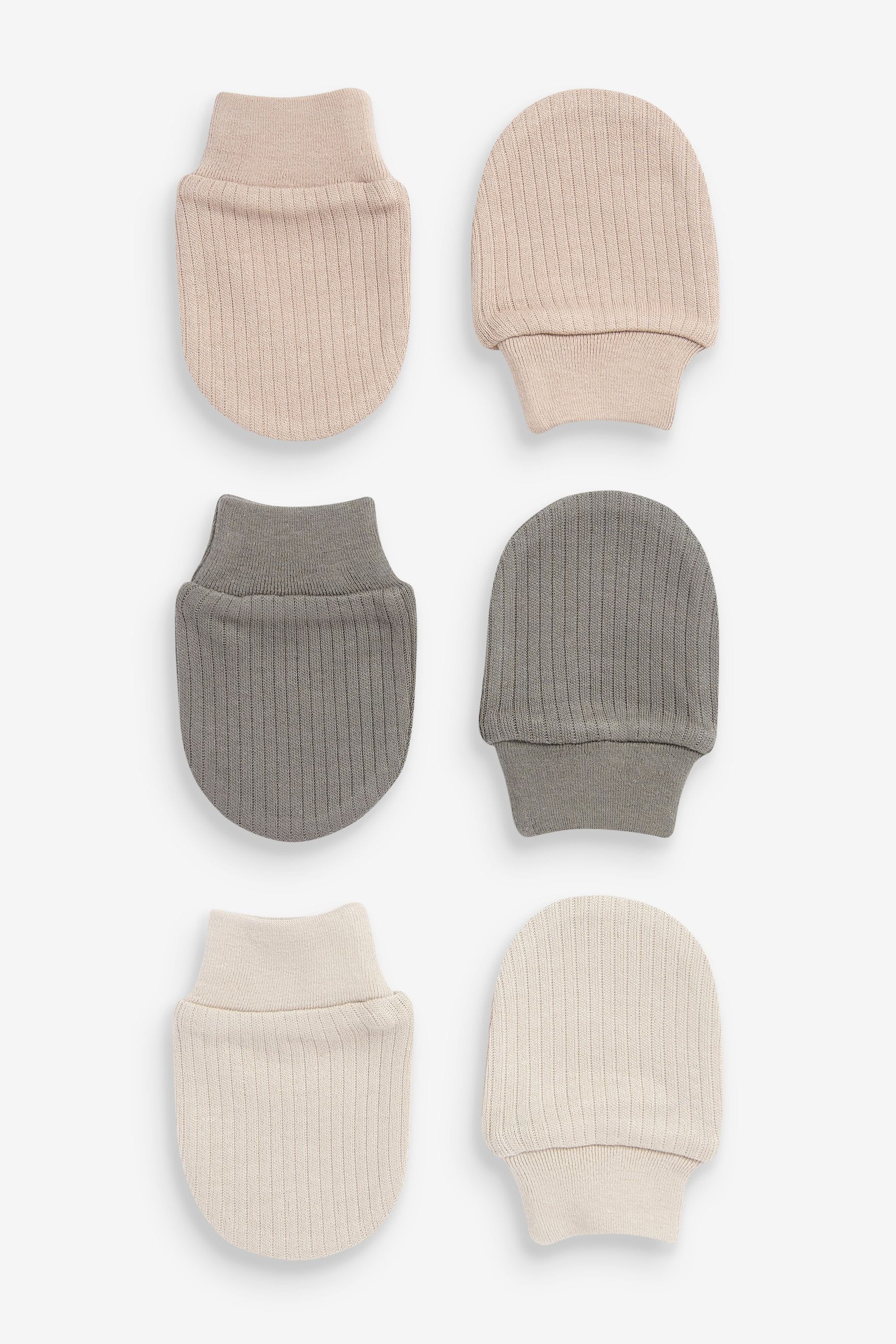 Neutral Baby Scratch Mitts 3 Packs