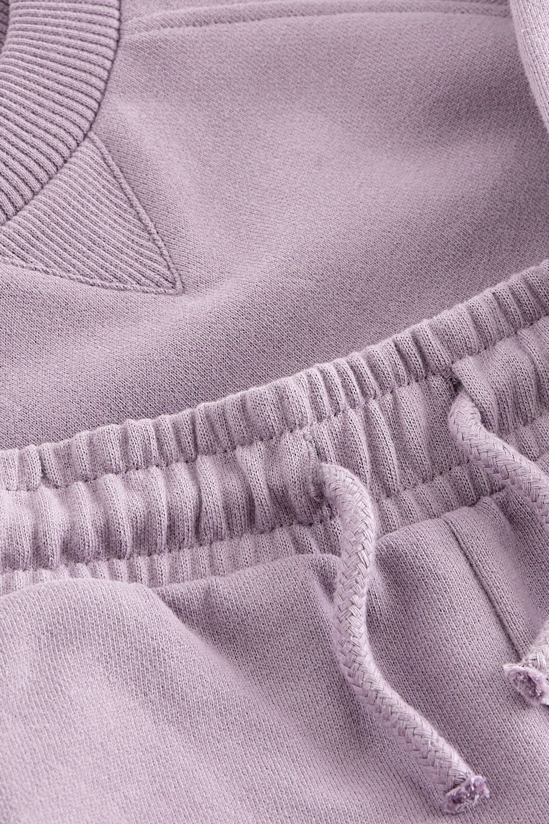 Lilac Purple Oversized Sweatshirt and Shorts Set (3mths-7yrs)