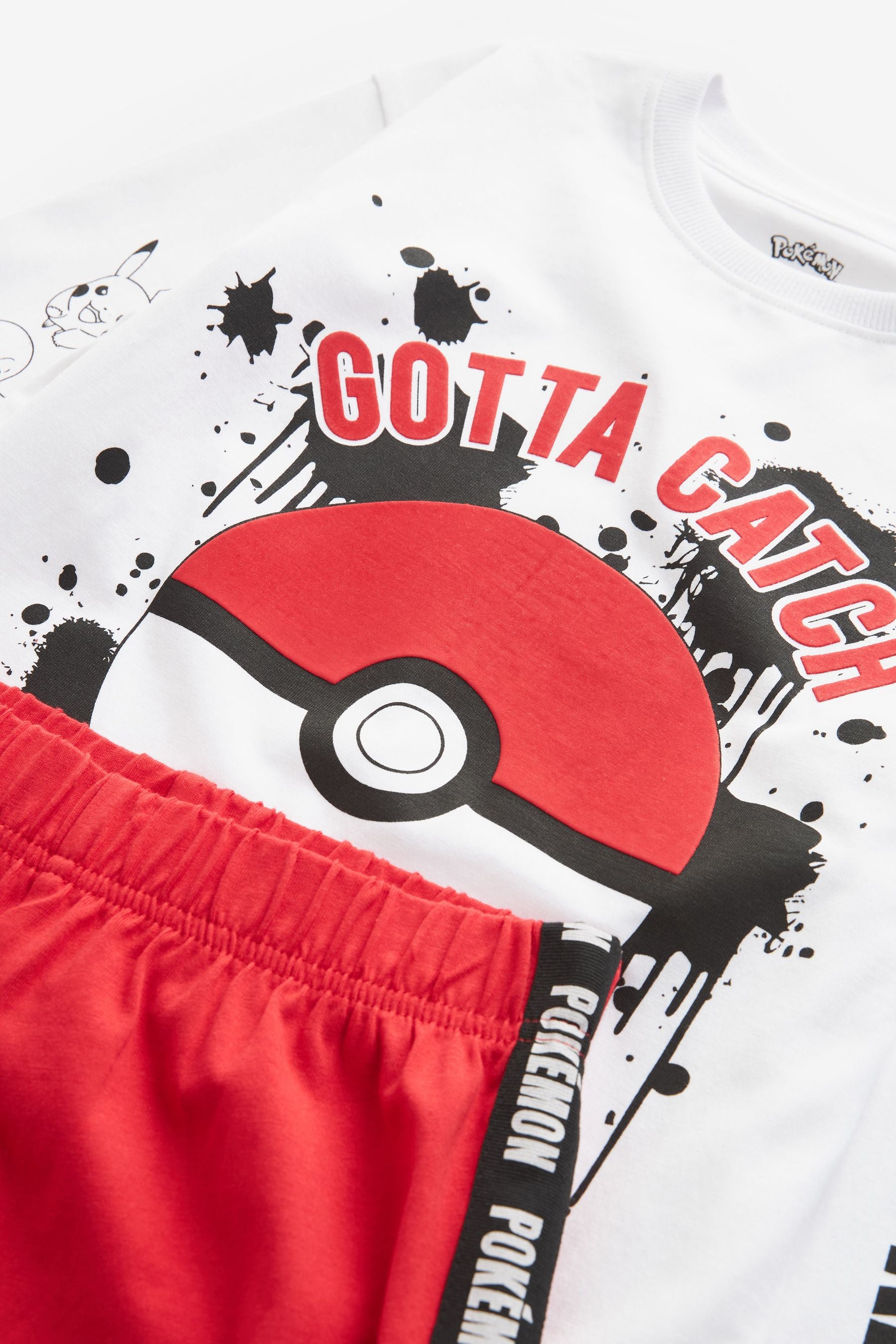 Pokémon Red/White License Pyjamas (4-14yrs)