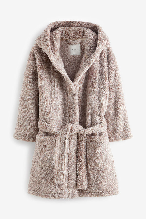 Neutral Fleece Dressing Gown (1.5-16yrs)