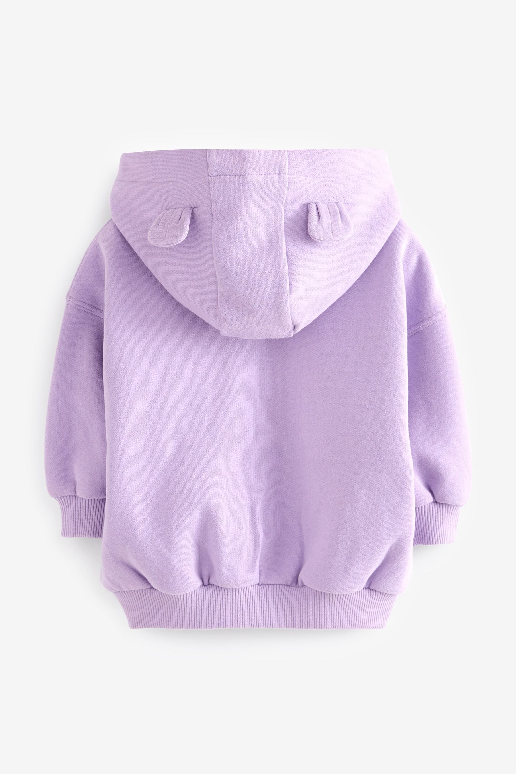 Lilac Purple Zip Through Hoodie (3mths-7yrs)