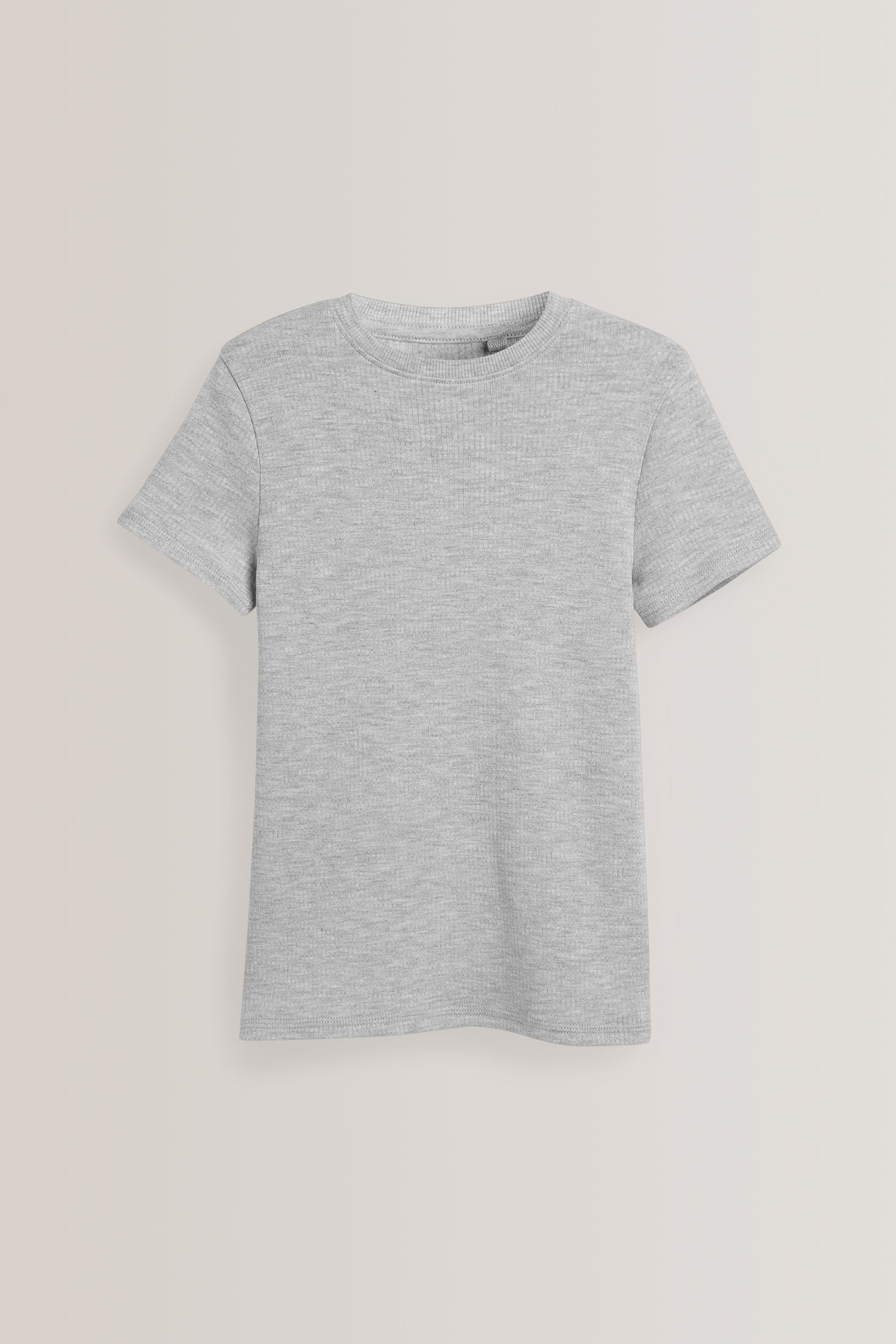 Grey/White 2 Pack Short Sleeved Thermal Tops (2-16yrs)