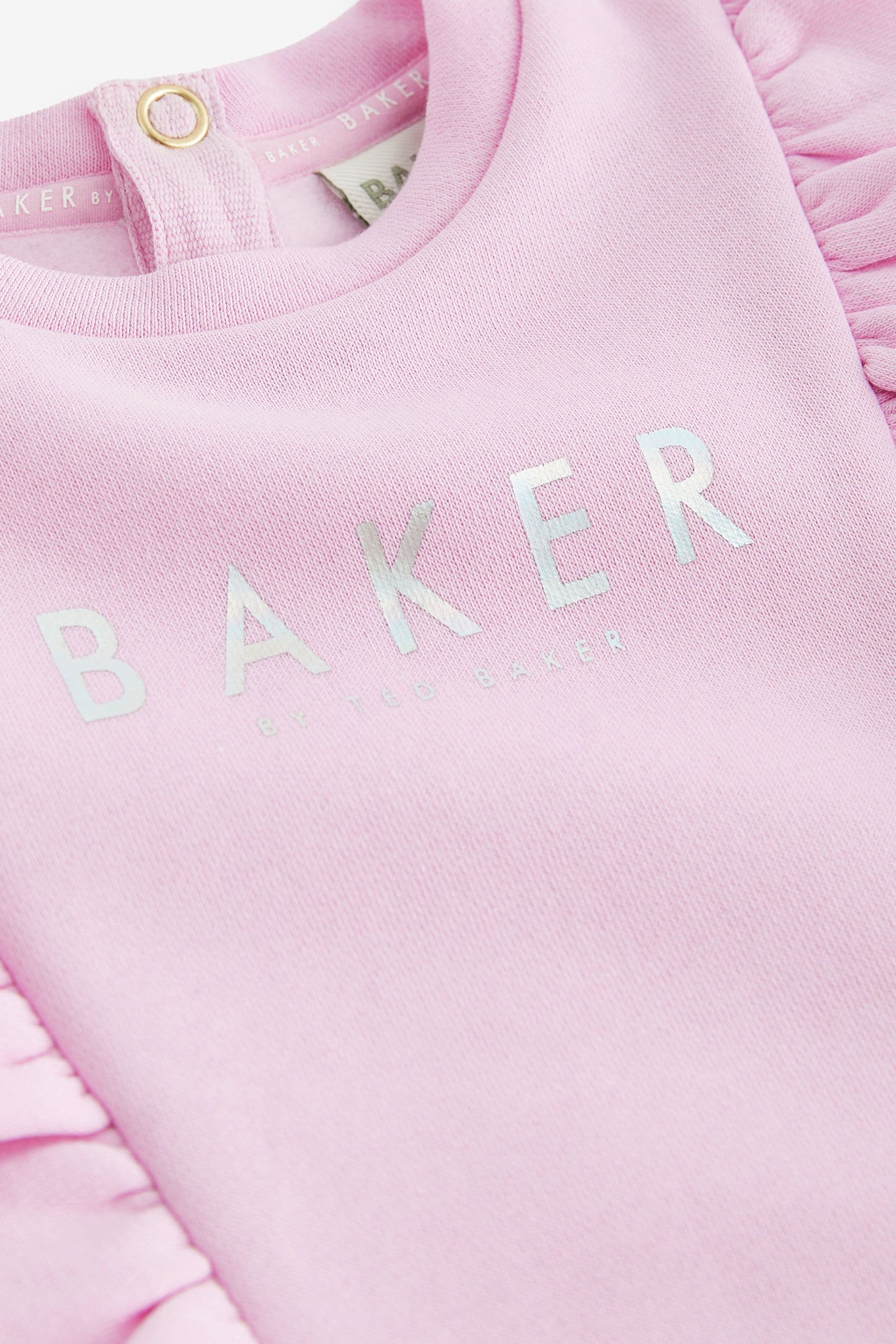 Pink Baker by Ted Baker Pink Frill Sweater and Jogger Set