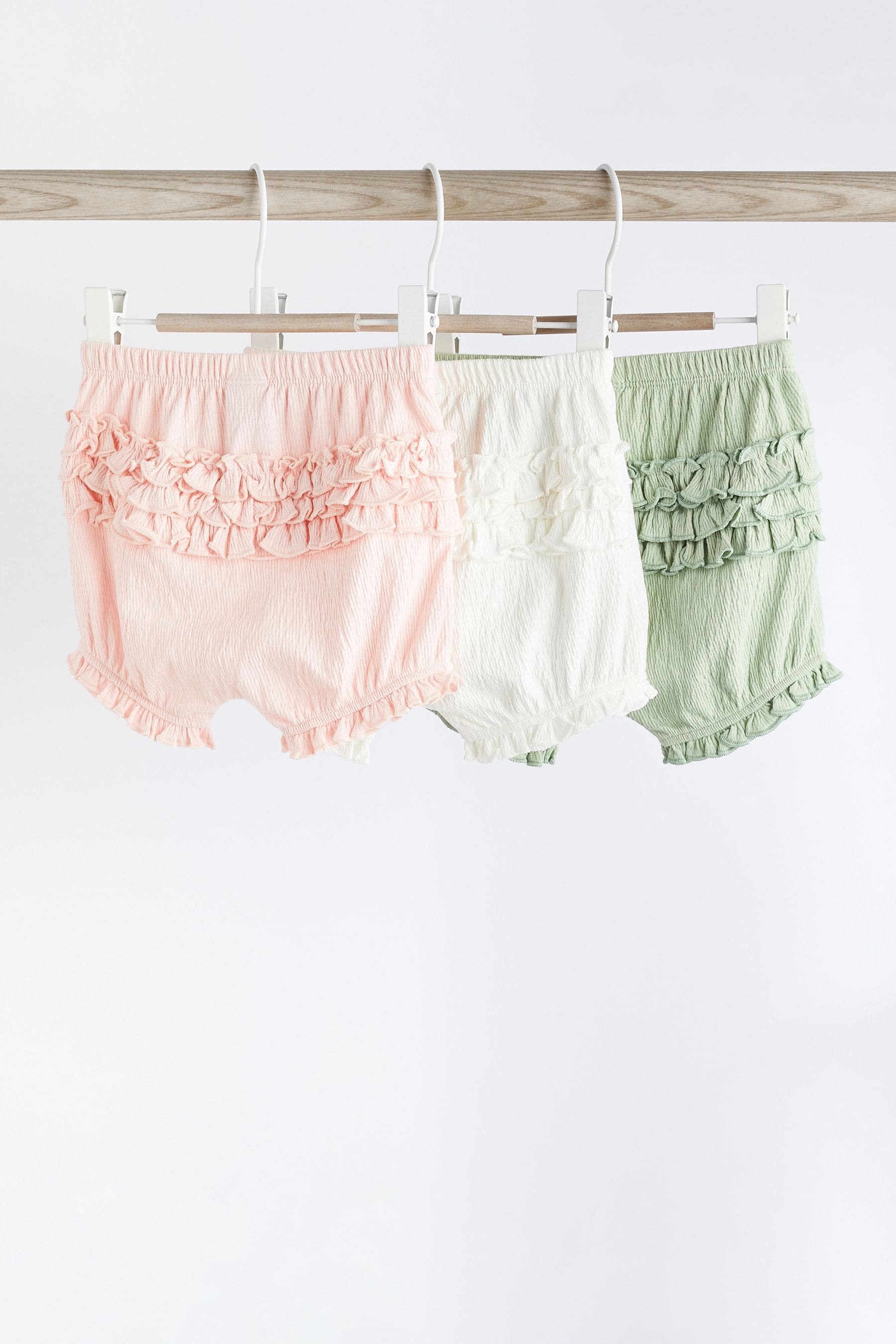 Pink Baby Shorts 3 Pack