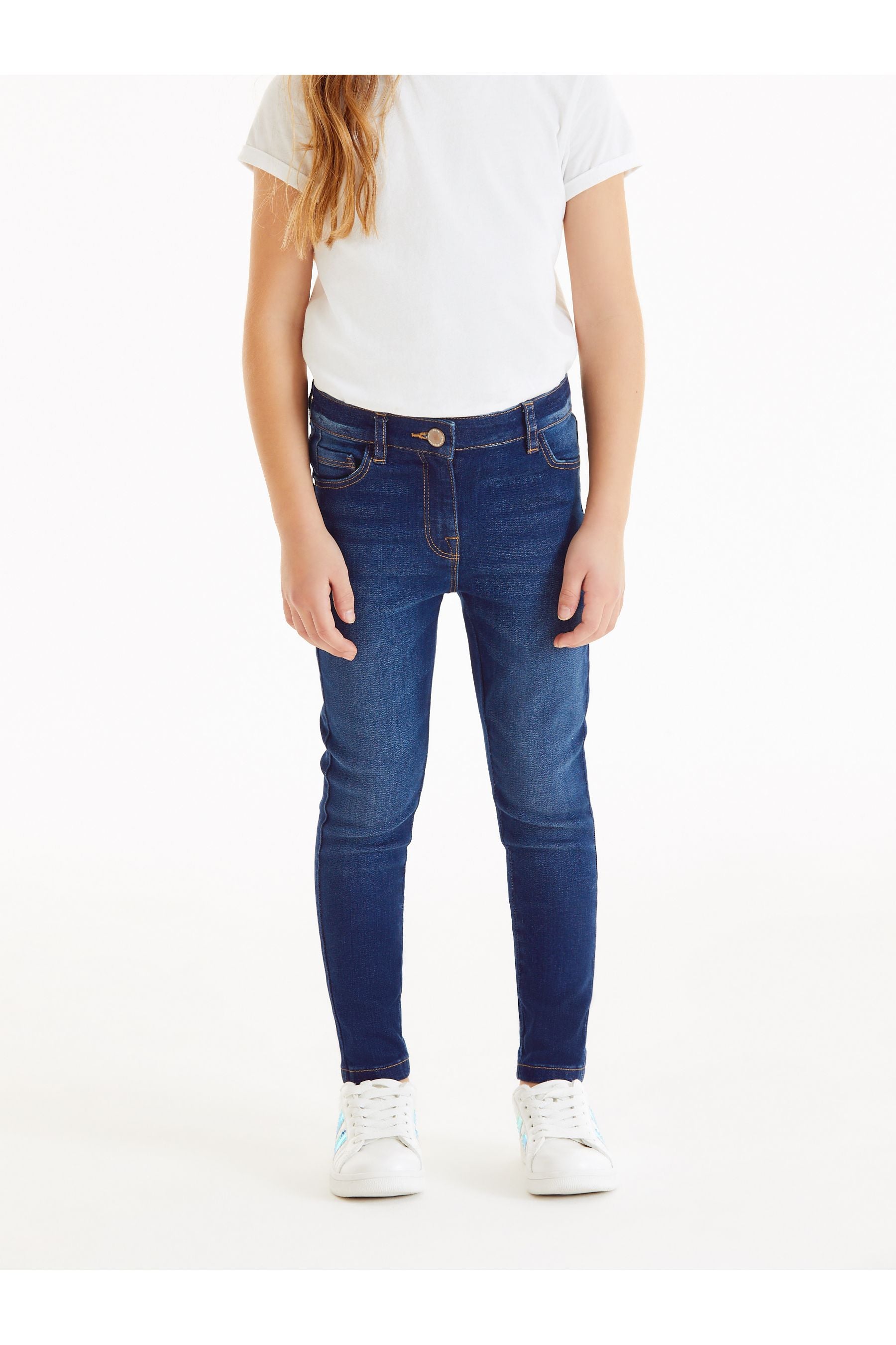 Dark Blue Skinny Jeans (3-16yrs)