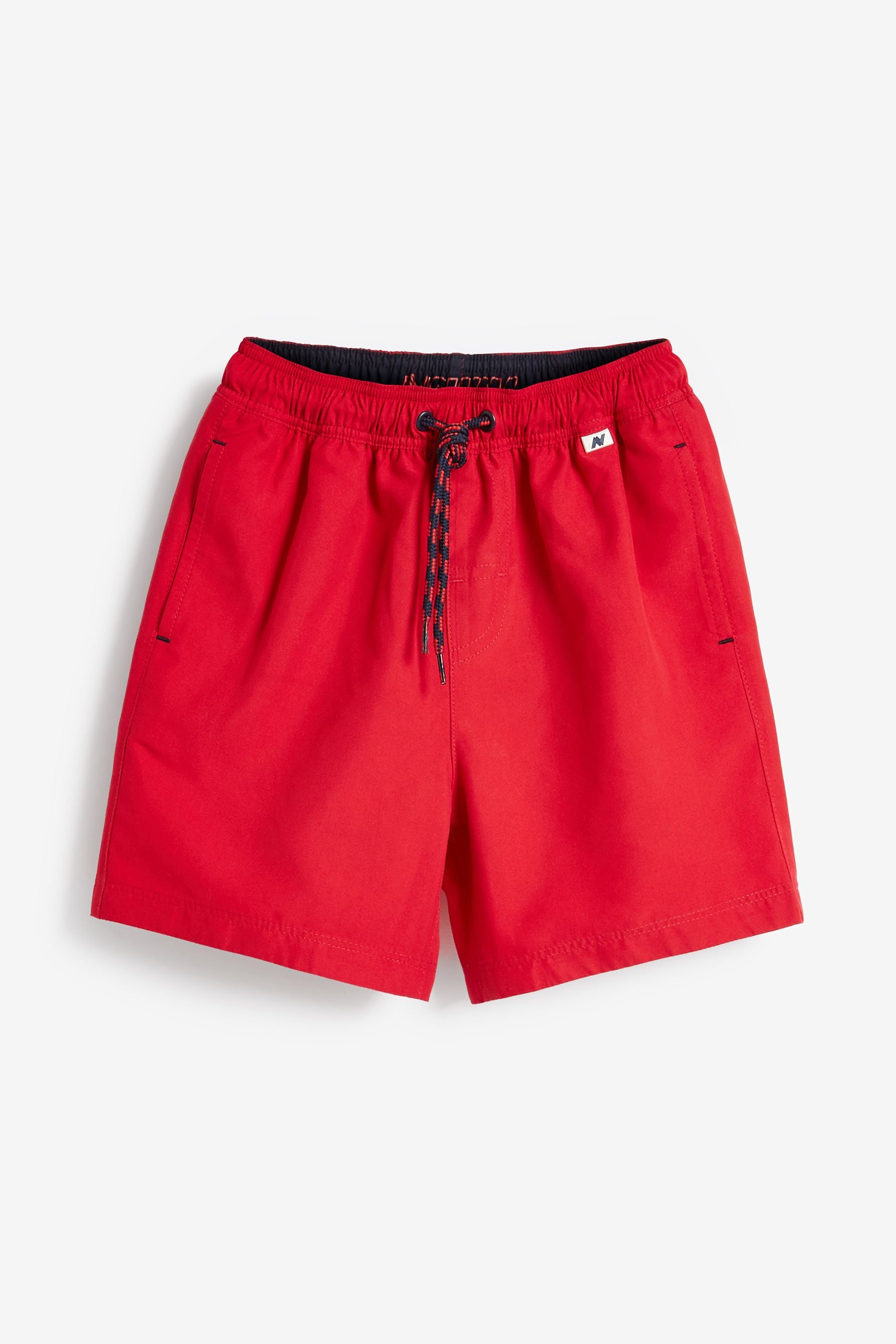 Red Regular Length Swim Shorts (1.5-16yrs)