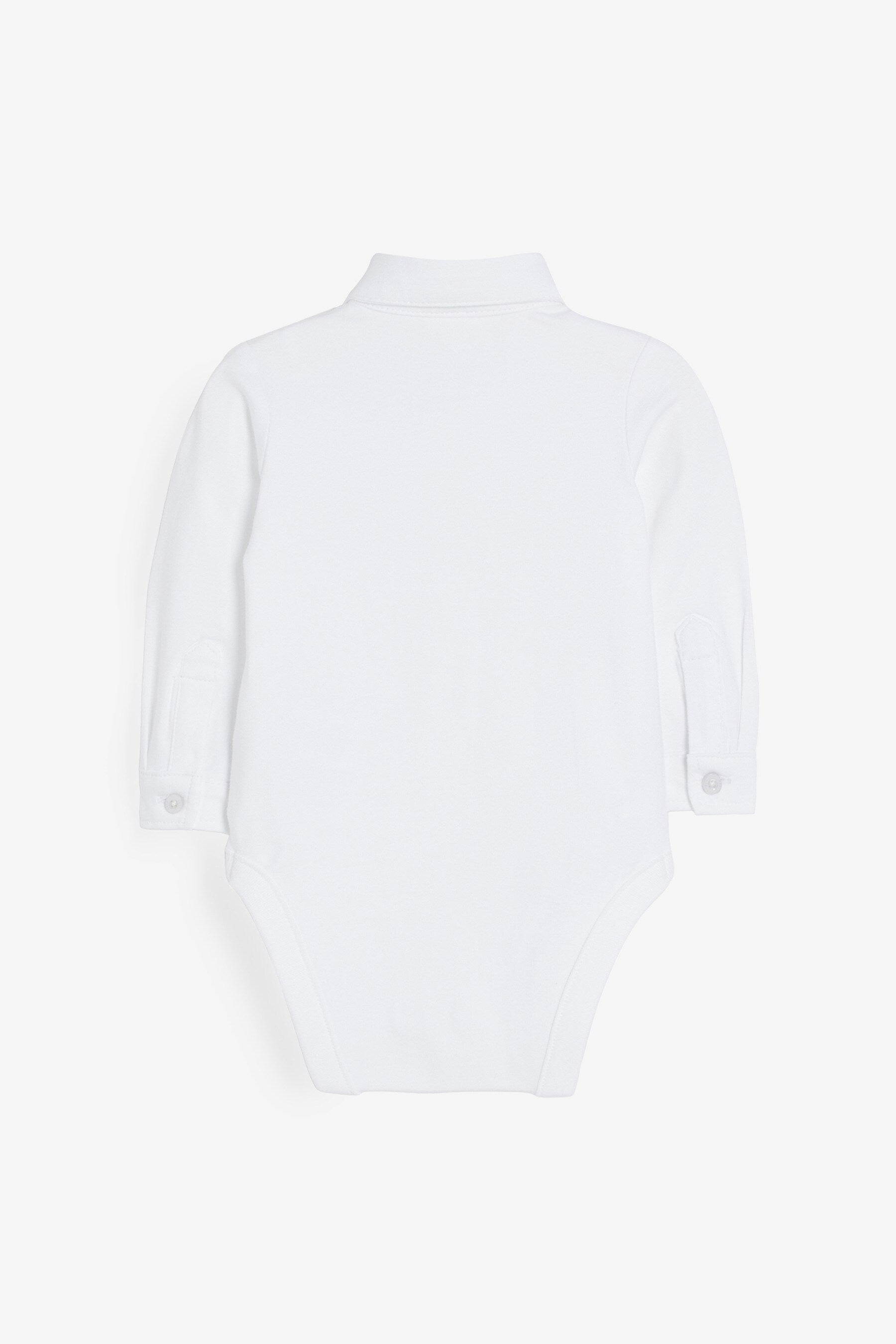 White Jersey Shirt Baby Bodysuit