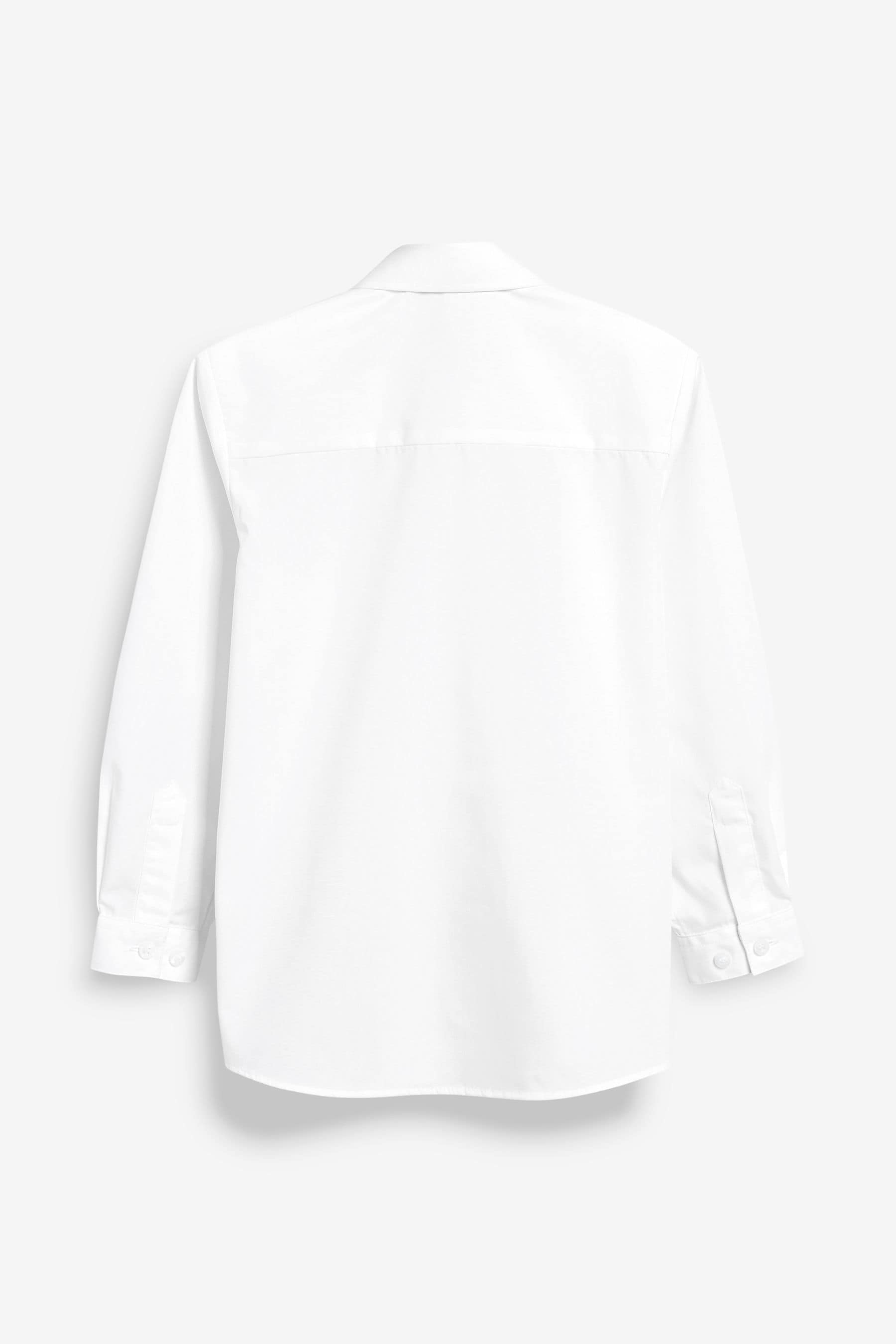 White 5 Pack Long Sleeve Formal School Shirts (3-18yrs)