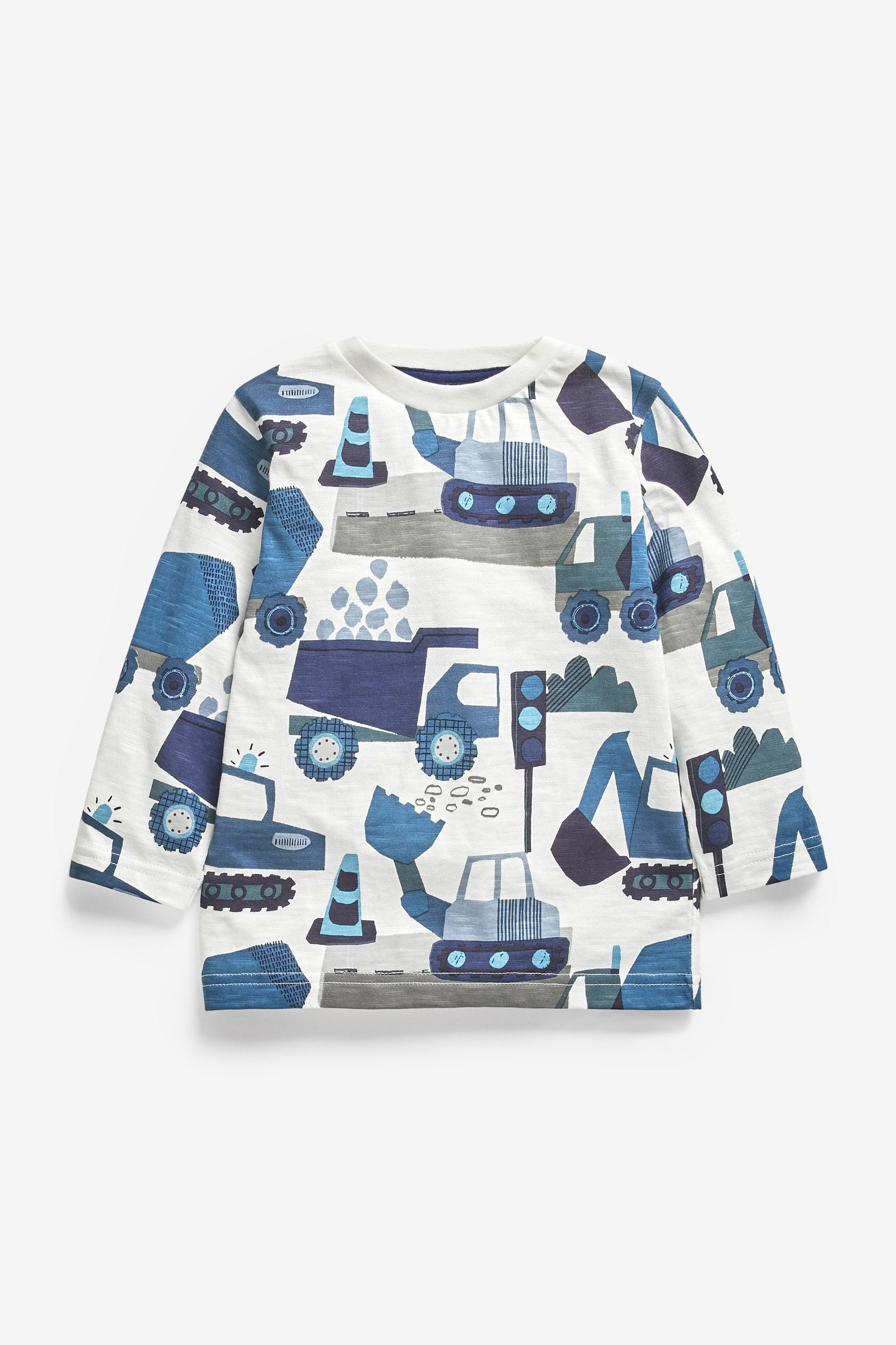 Blue Diggers 3 Pack Long Sleeve Character T-Shirts (3mths-7yrs)