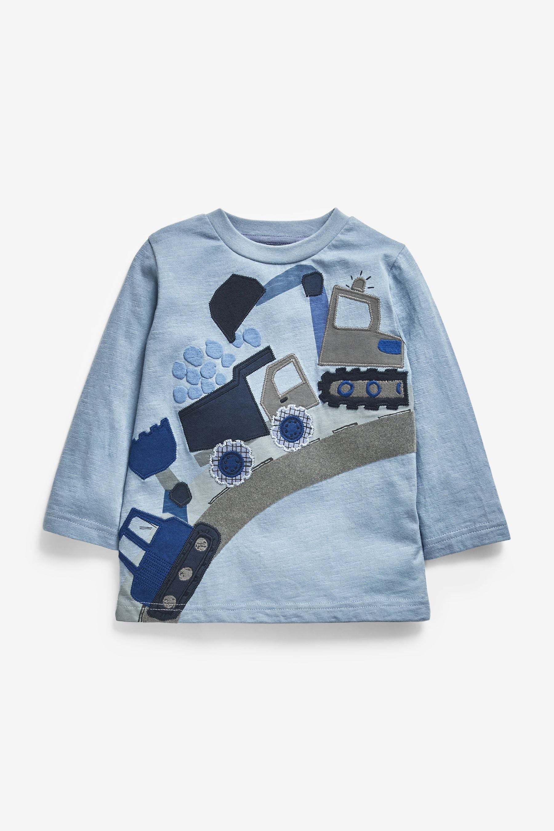 Blue Diggers 3 Pack Long Sleeve Character T-Shirts (3mths-7yrs)