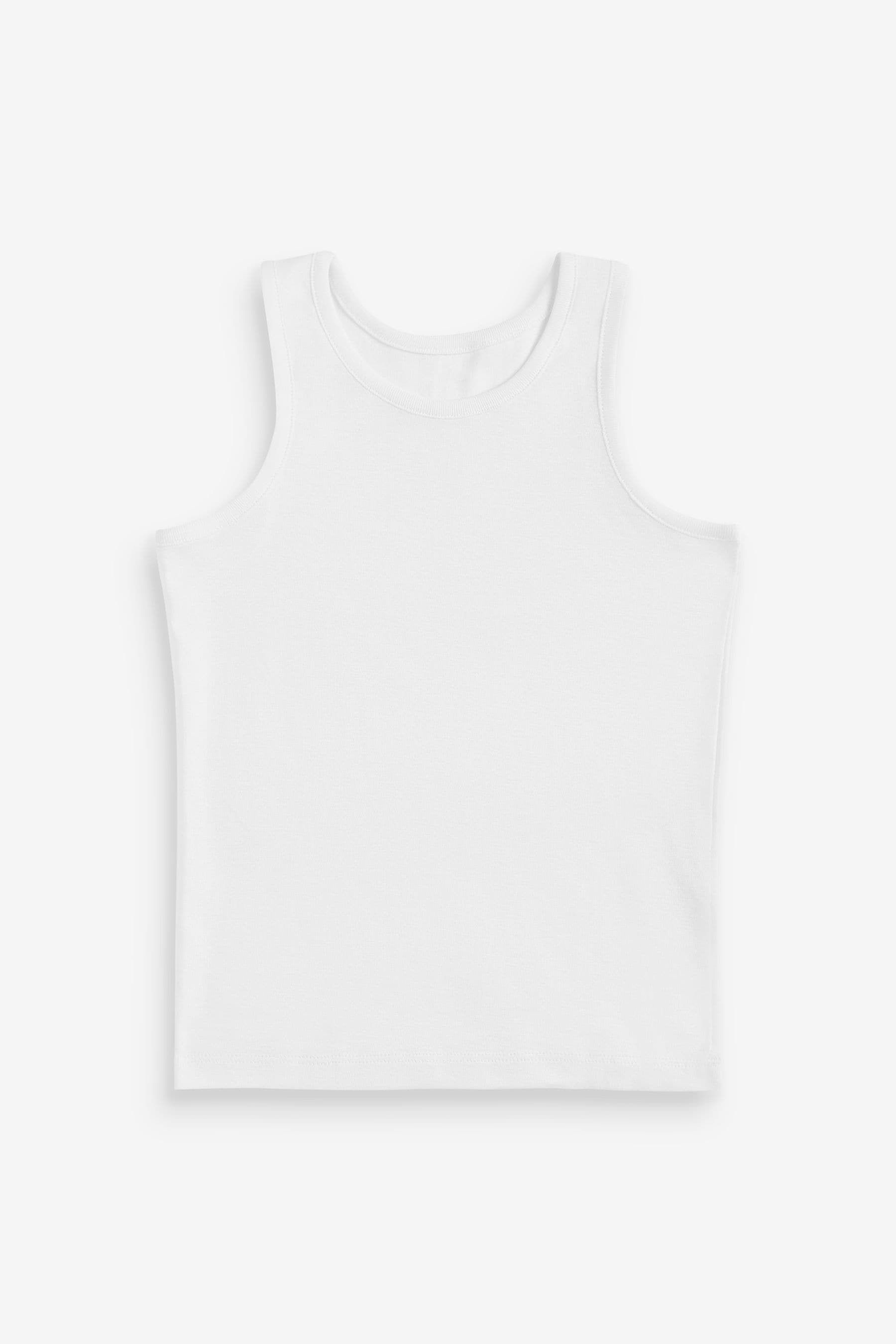 White Vests 10 Pack (1.5-16yrs)