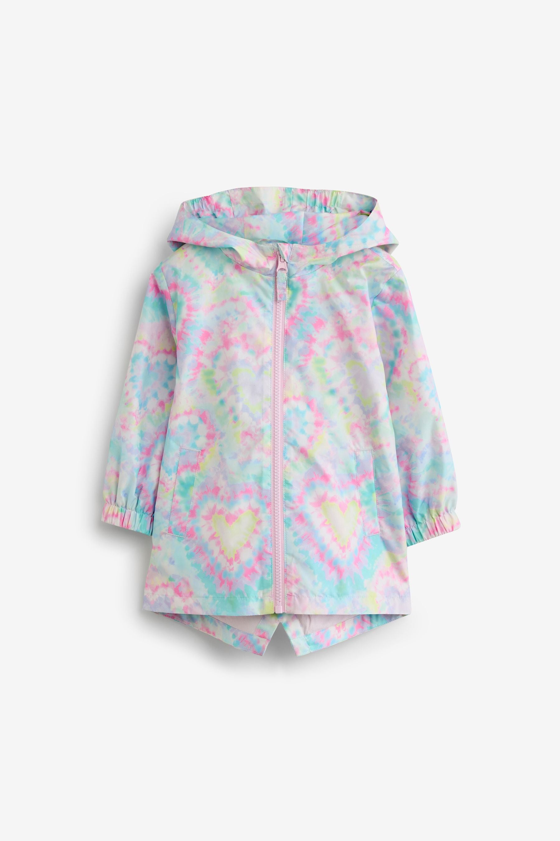 Pastel Heart Shower Resistant Printed Cagoule (3mths-7yrs)