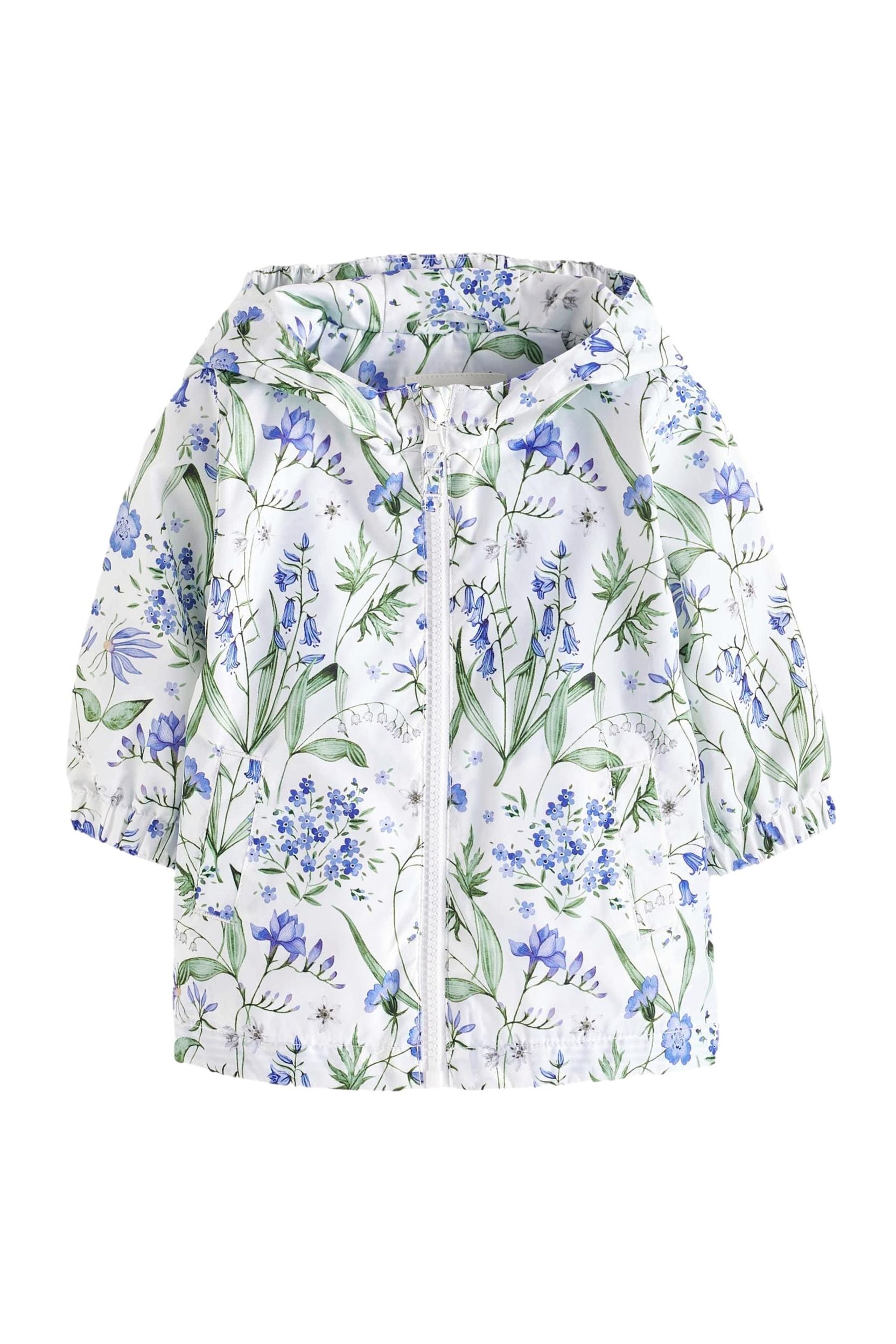 Blue Shower Resistant Printed Cagoule (3mths-7yrs)