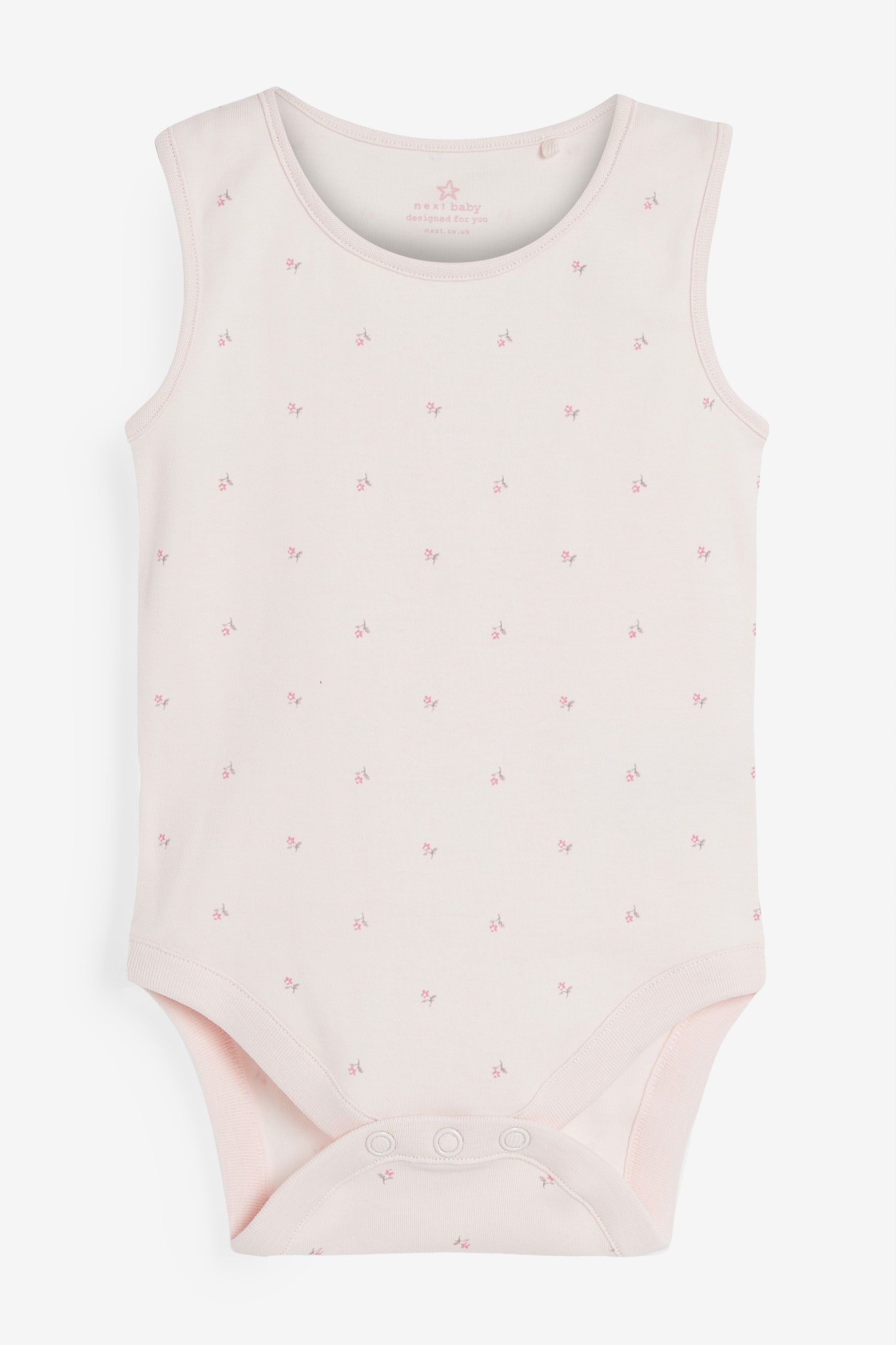 Pink 4 Pack Bunny Vest Bodysuits (0mths-3yrs)