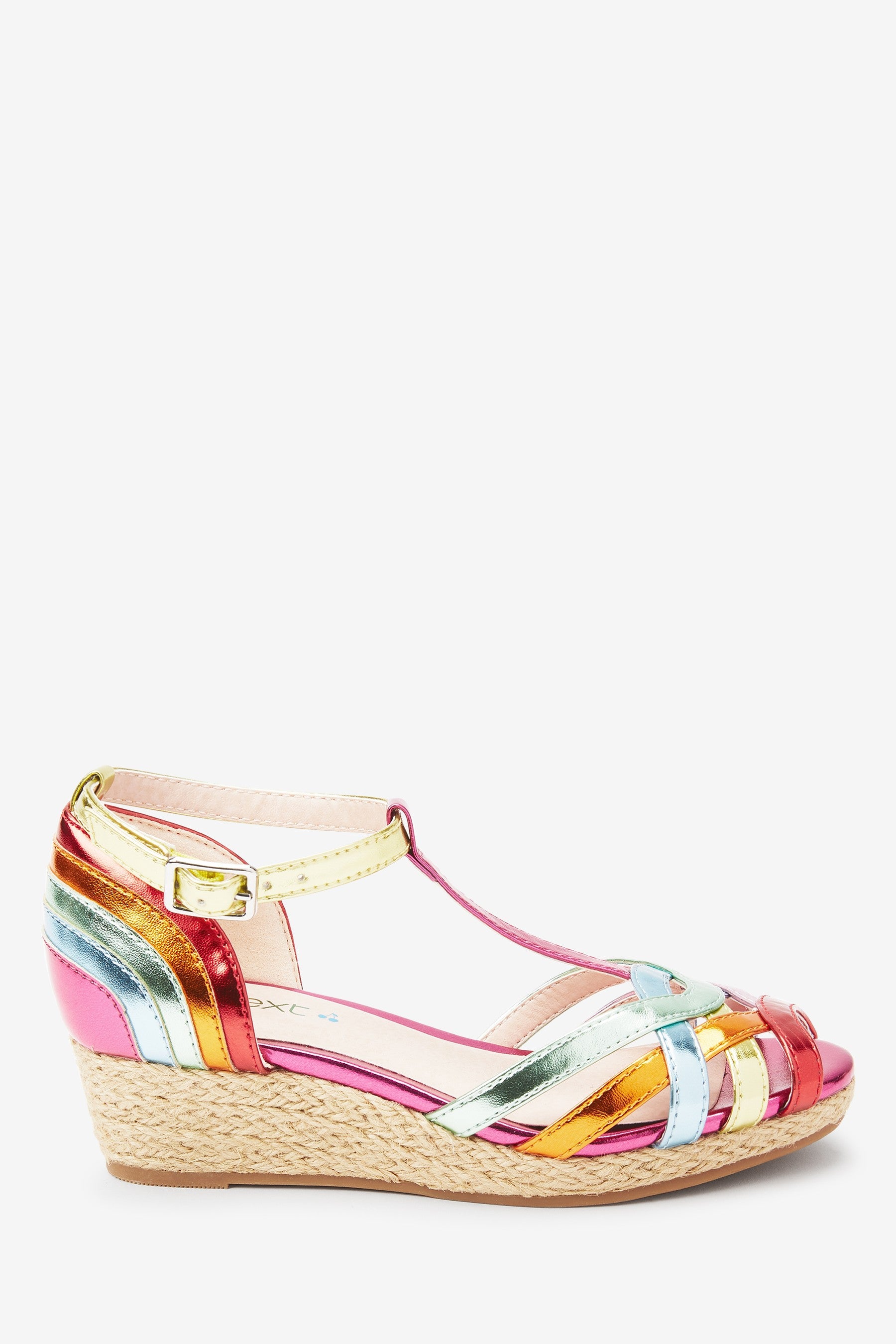 Rainbow Wedge Sandals