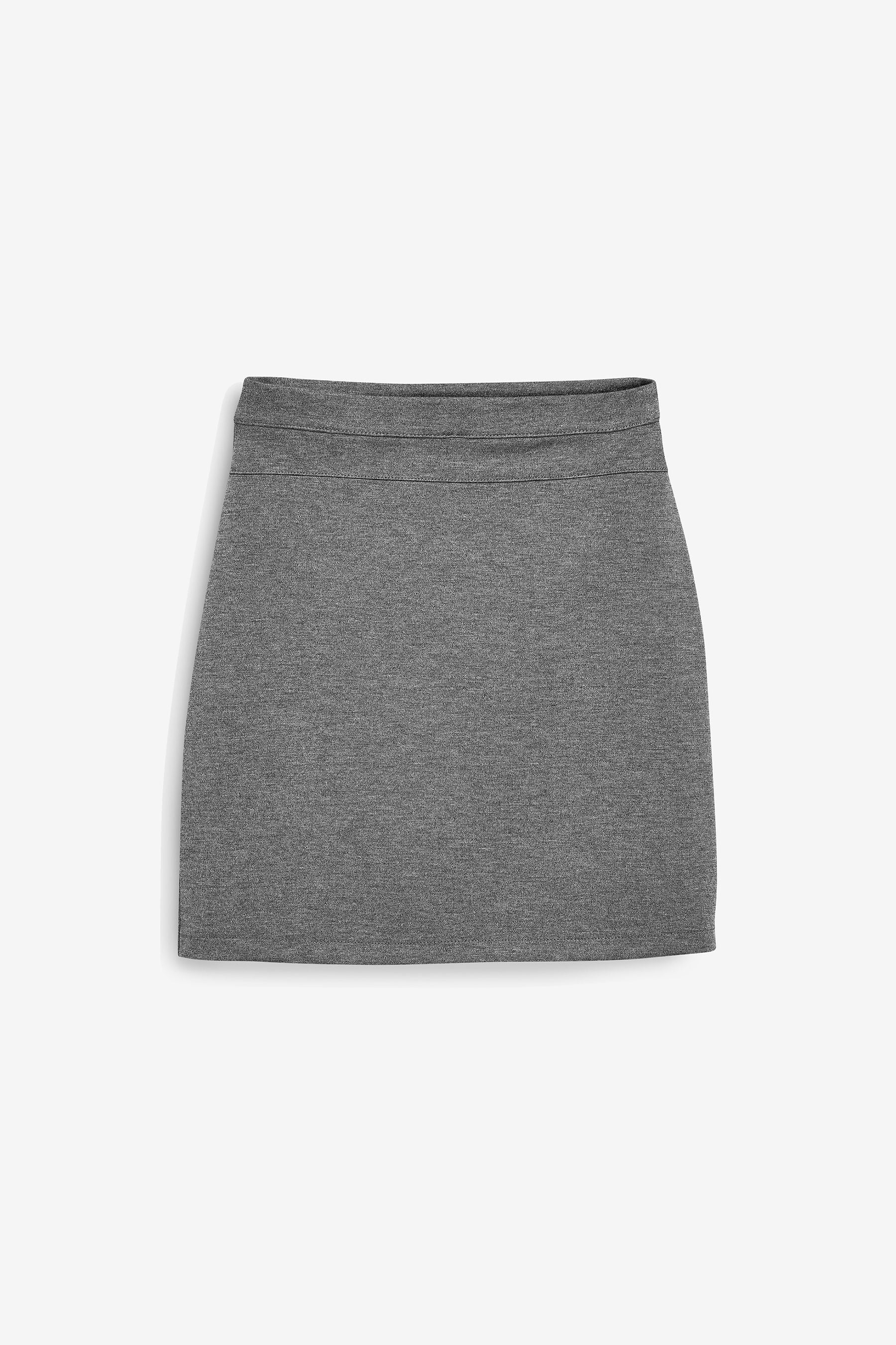 Grey Jersey Stretch Pull-On Pencil Skirt (3-18yrs)