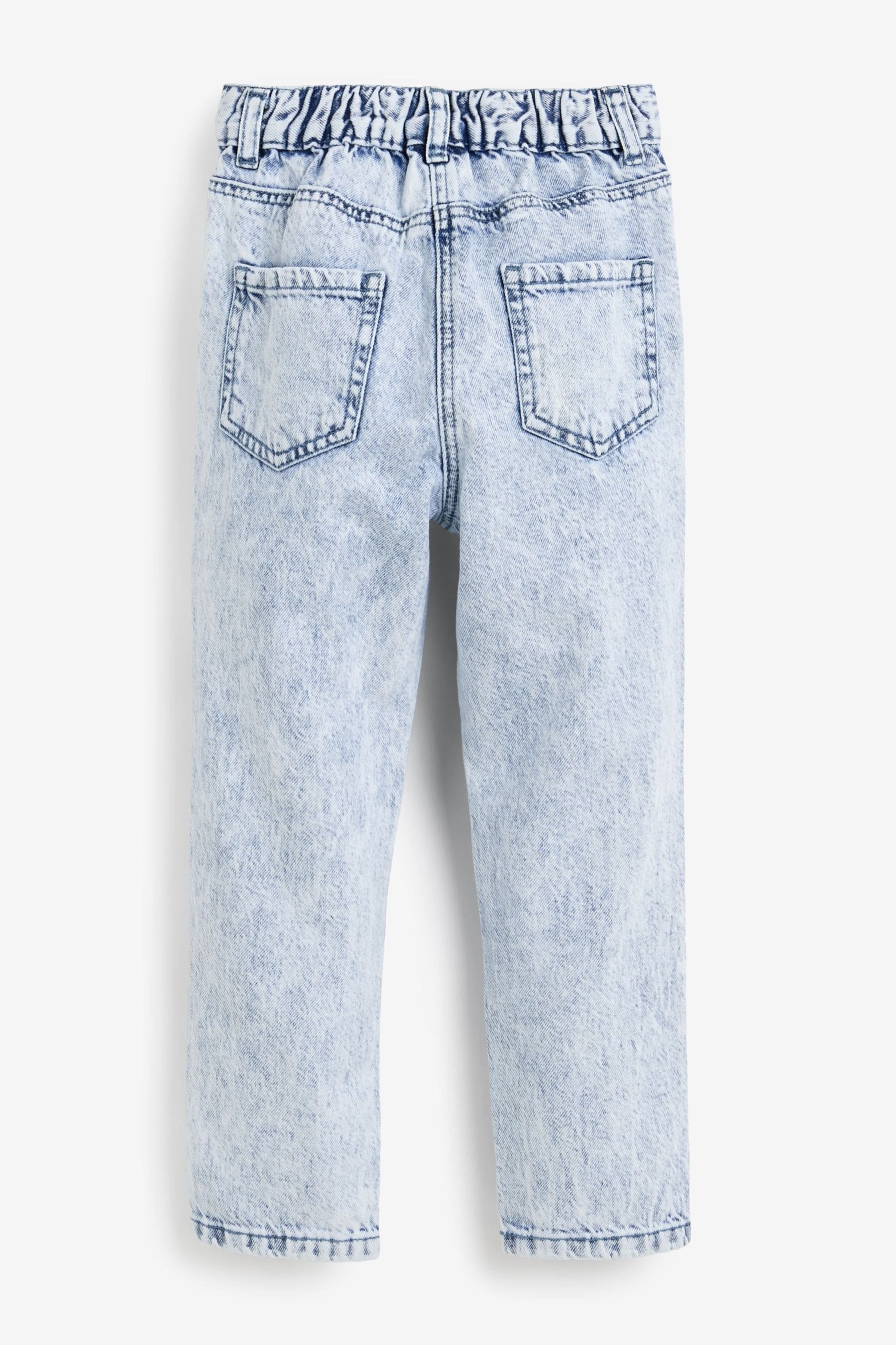 Bleach Wash Mom Jeans (3-16yrs)