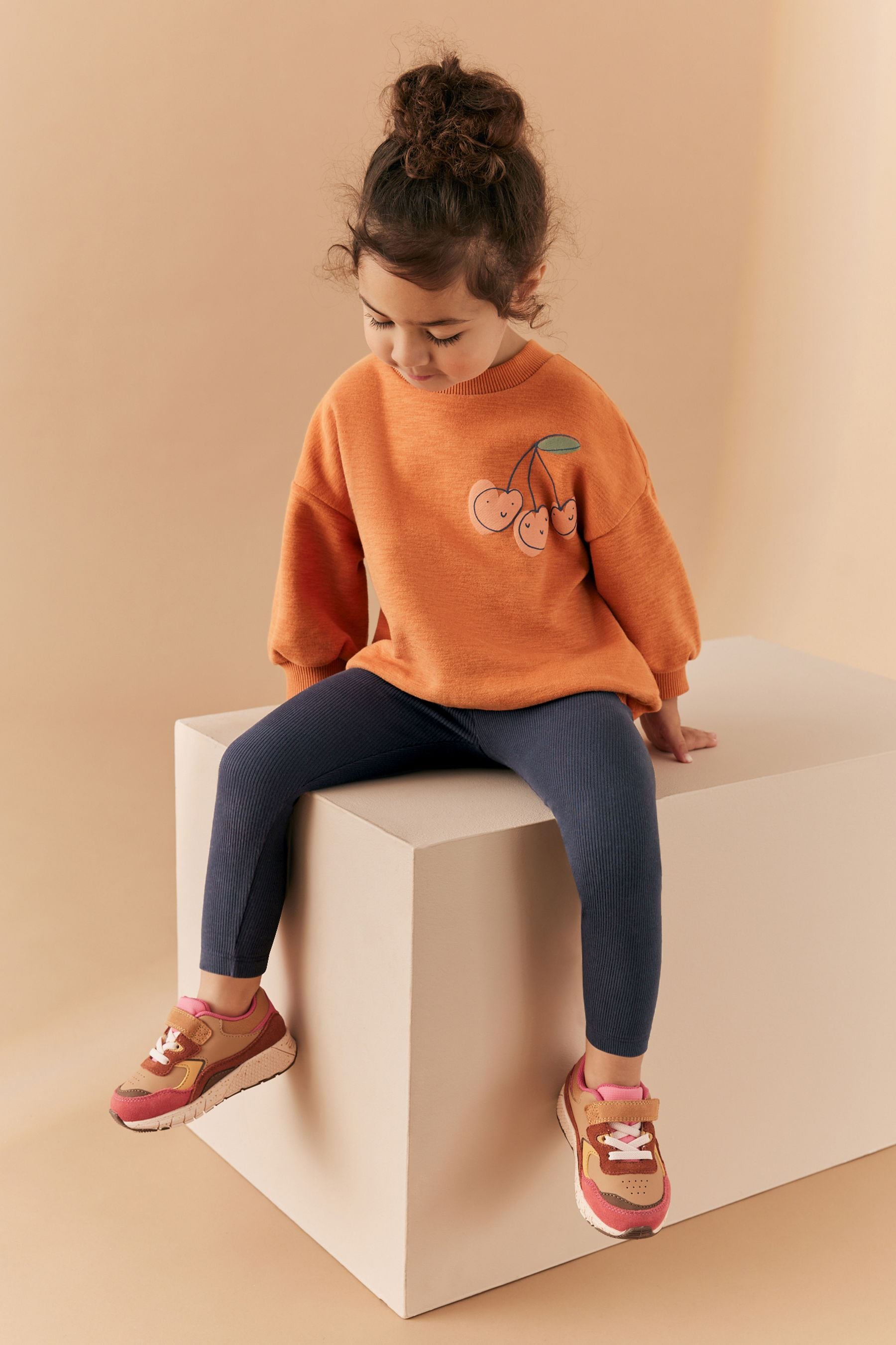 Orange Crew Sweatshirt and Leggings Set (3mths-7yrs)